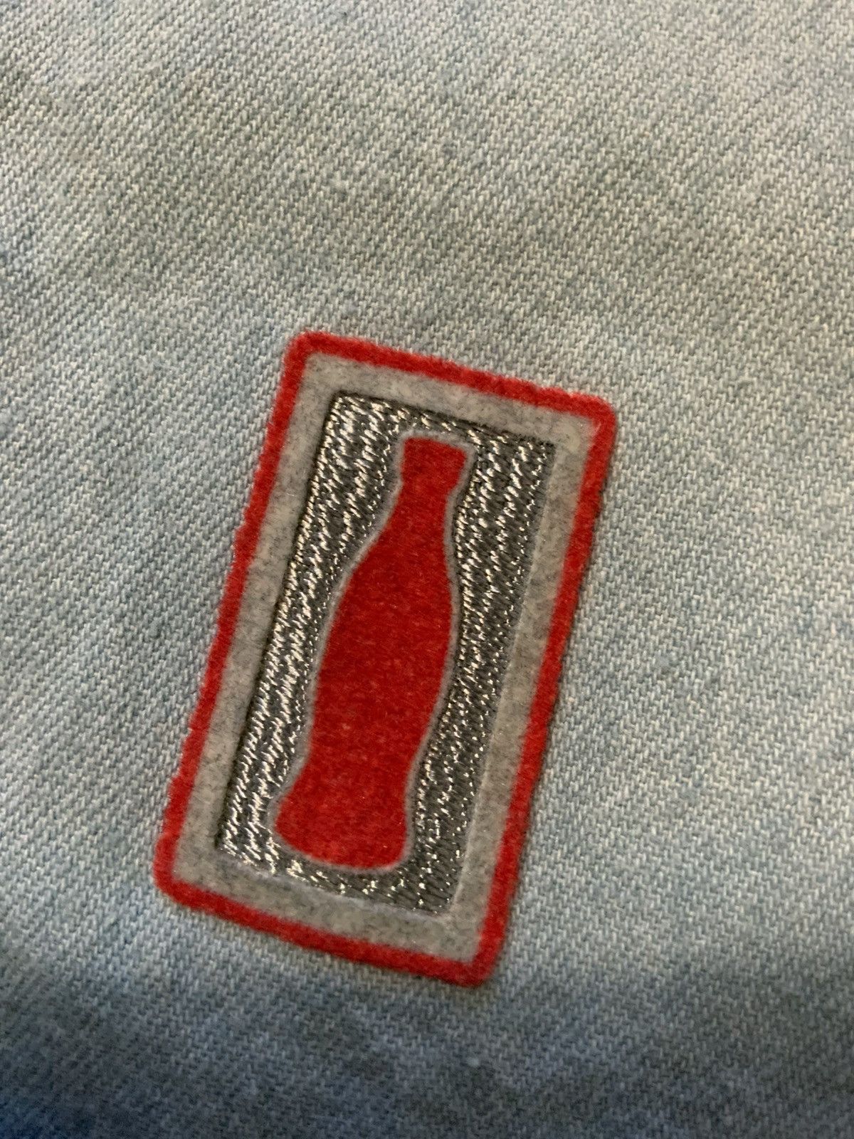 Coca Cola VTG Everything Coca-Cola Coke Bottle Top Denim Jean Shirt Size US L / EU 52-54 / 3 - 8 Thumbnail