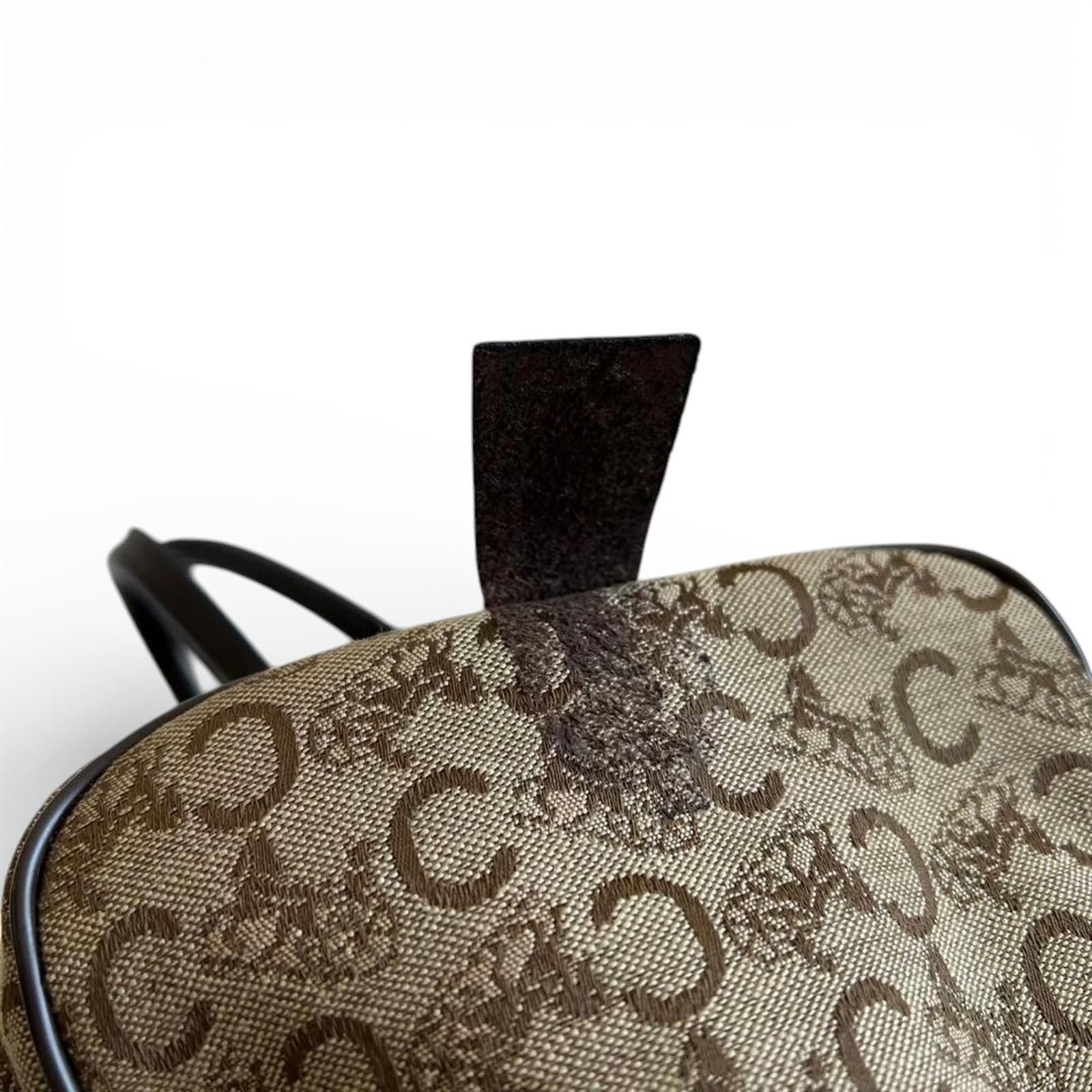 Celine Céline - Boston Travel Bag Monogram Canvas Brown Size ONE SIZE - 4 Thumbnail