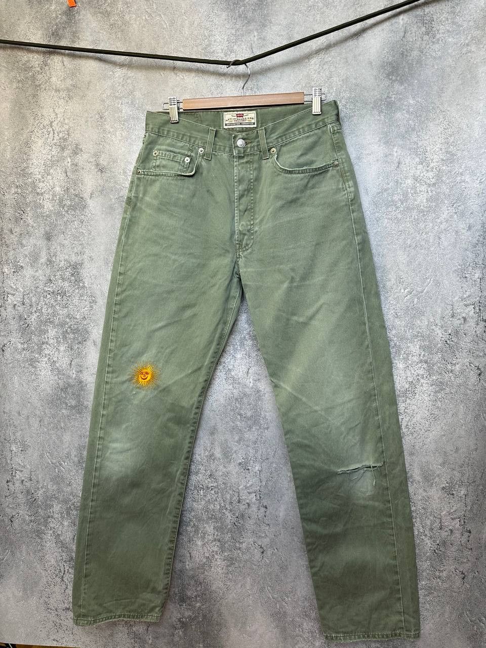 Levi's Vintage Clothing Vintage Levi's 451 Work Pants 90s USA Made Distressed Size US 31 - 1 Thumbnail