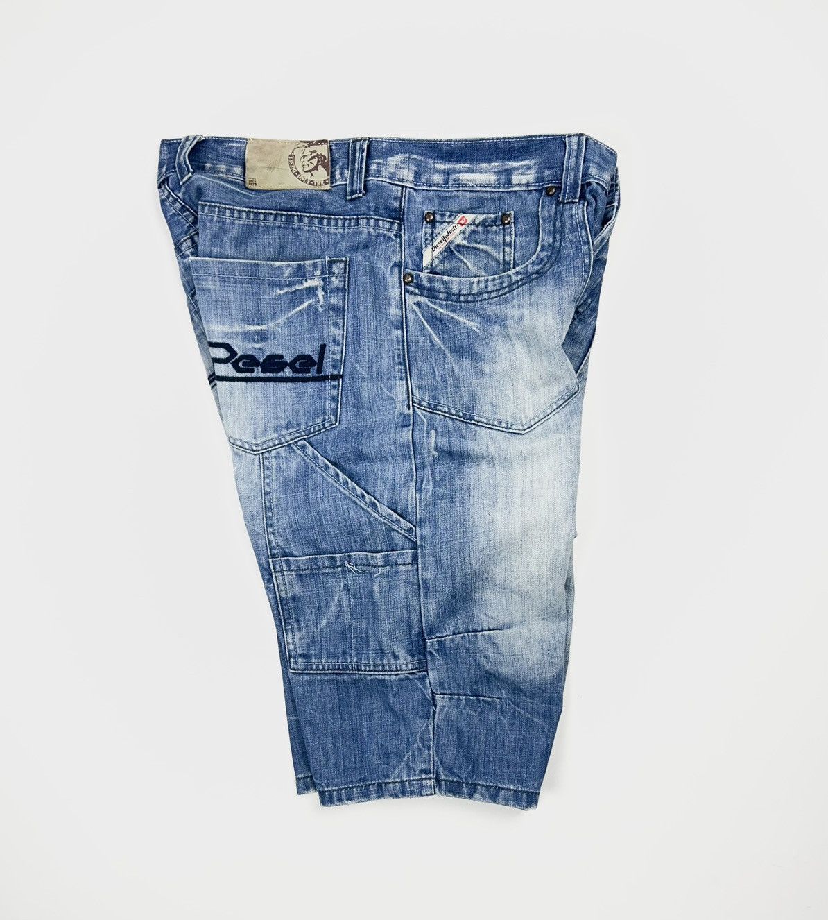 Carhartt × Diesel × JNCO rare Diesel vintage denim workwear shorts y2k Size US 32 / EU 48 - 5 Thumbnail