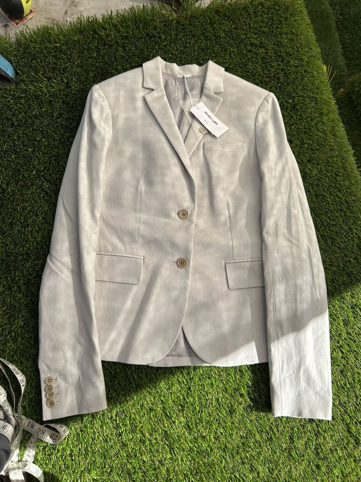 Helmut Lang Helmut Lang Two Button Blazer Womens Blazer Jacket Size XS / US 0-2 / IT 36-38 - 2 Thumbnail