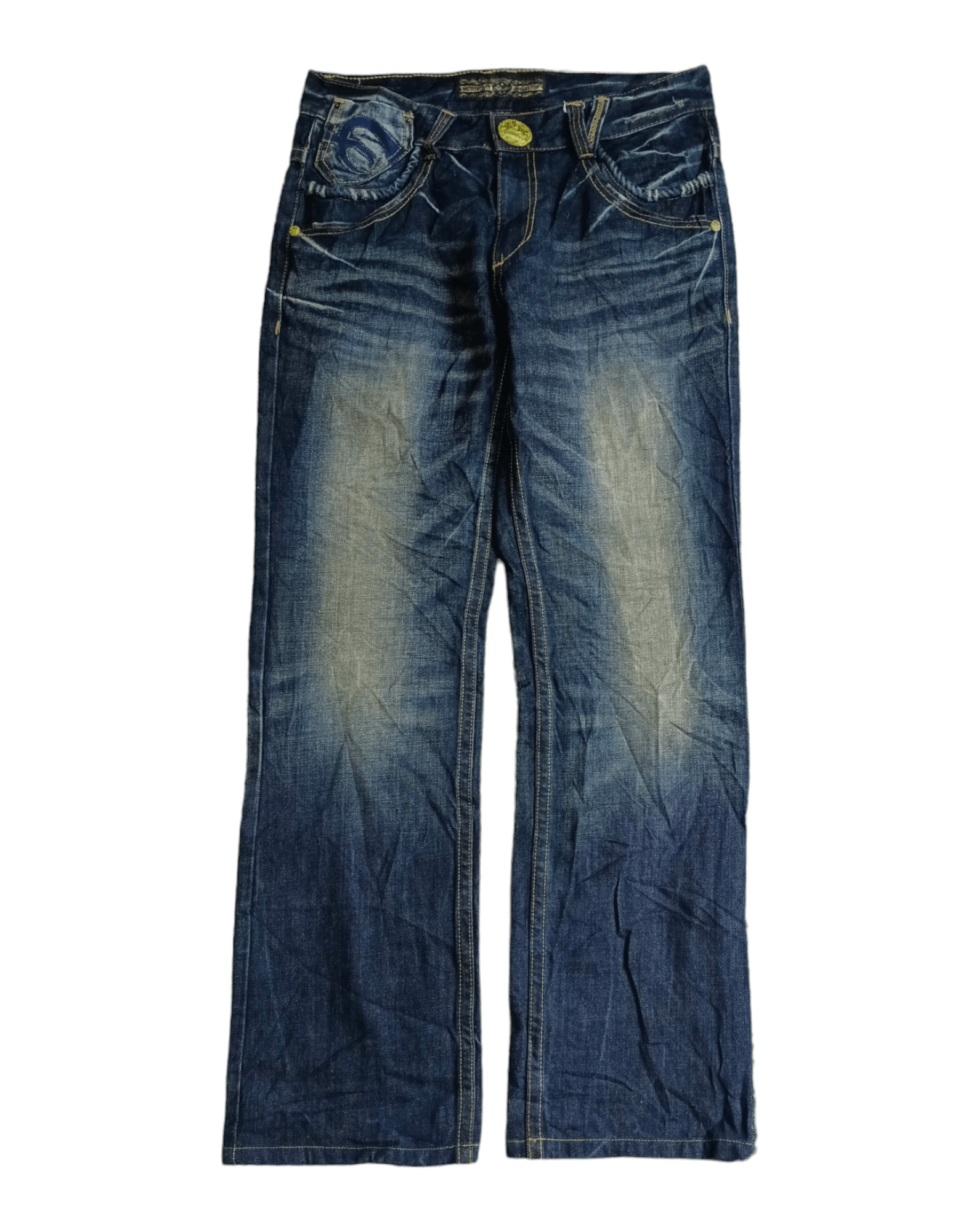 Japanese Brand SiCK RUSTY STUDIO RP WING EMBROIDED DENIM PANTS Size US 31 - 2 Thumbnail