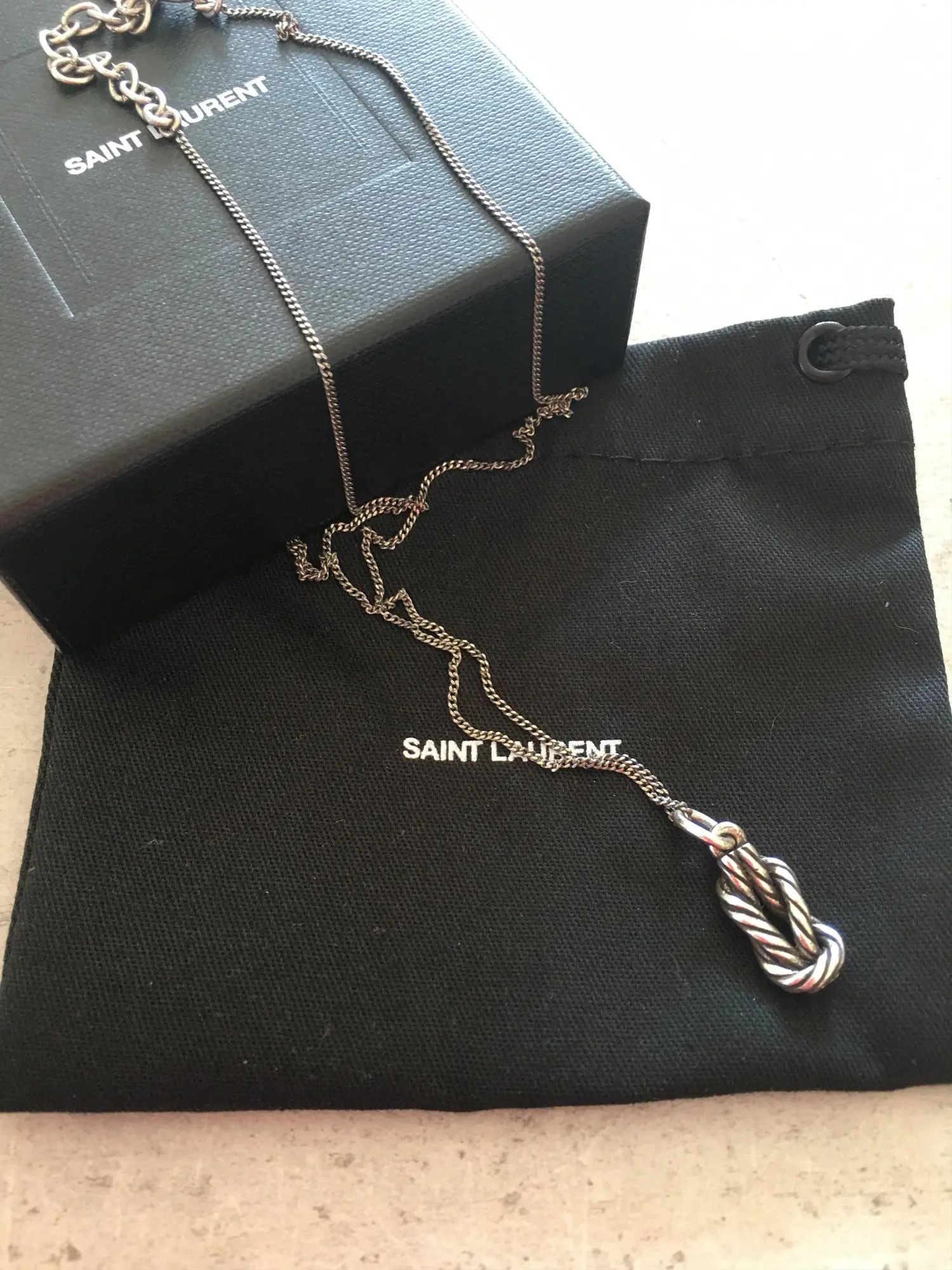 Saint Laurent Paris Necklace Node Size 26 - 1 Thumbnail