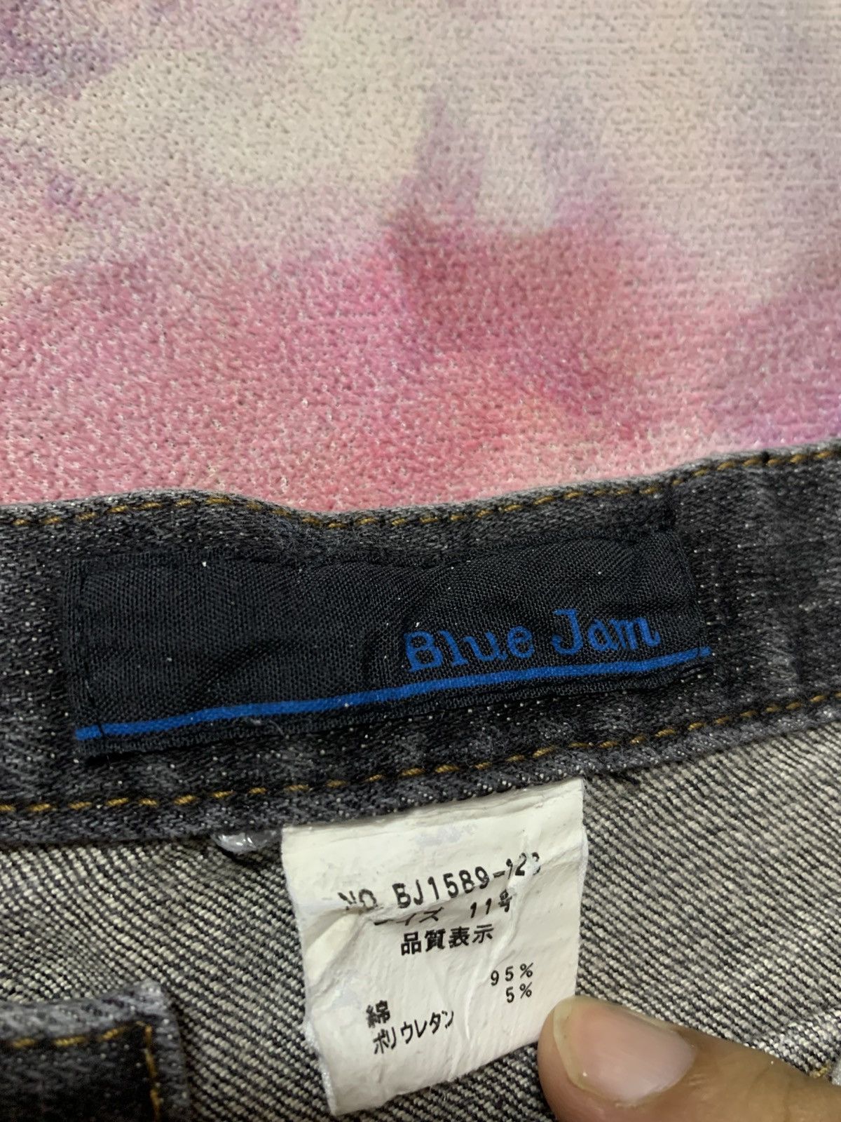 Tornado Mart 2000’s Blue Jam-Gimmick Flare Washed Denim Size US 27 - 8 Thumbnail