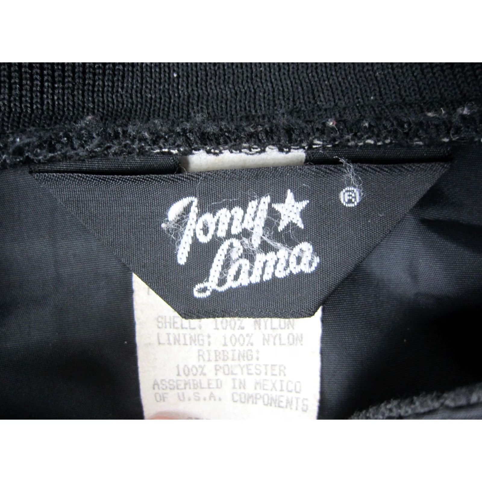 Tony Lama VINTAGE Tony Lama Jacket Mens Large L Black Bomber Windbreaker Full Zip 70s 80s USA Size US L / EU 52-54 / 3 - 5 Thumbnail