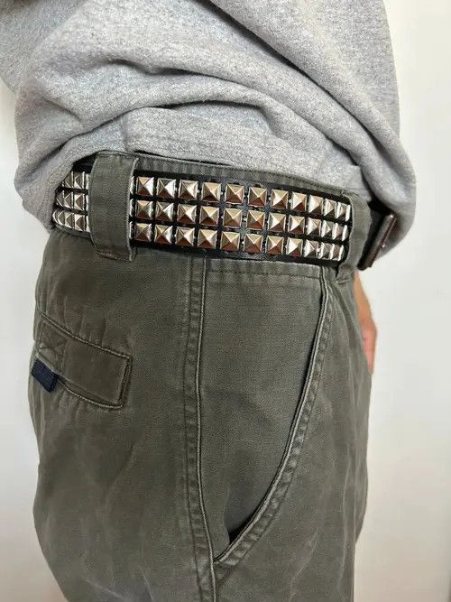 VIBE Pyramid Studded Belt (classic) Size ONE SIZE - 3 Thumbnail