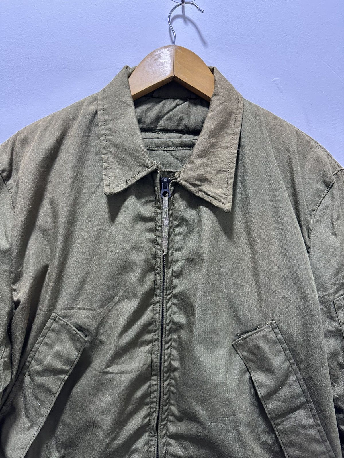 Vintage Vintage 80’s Combat Vehicle Tanker Military Jacket U.S Army Size US M / EU 48-50 / 2 - 5 Thumbnail