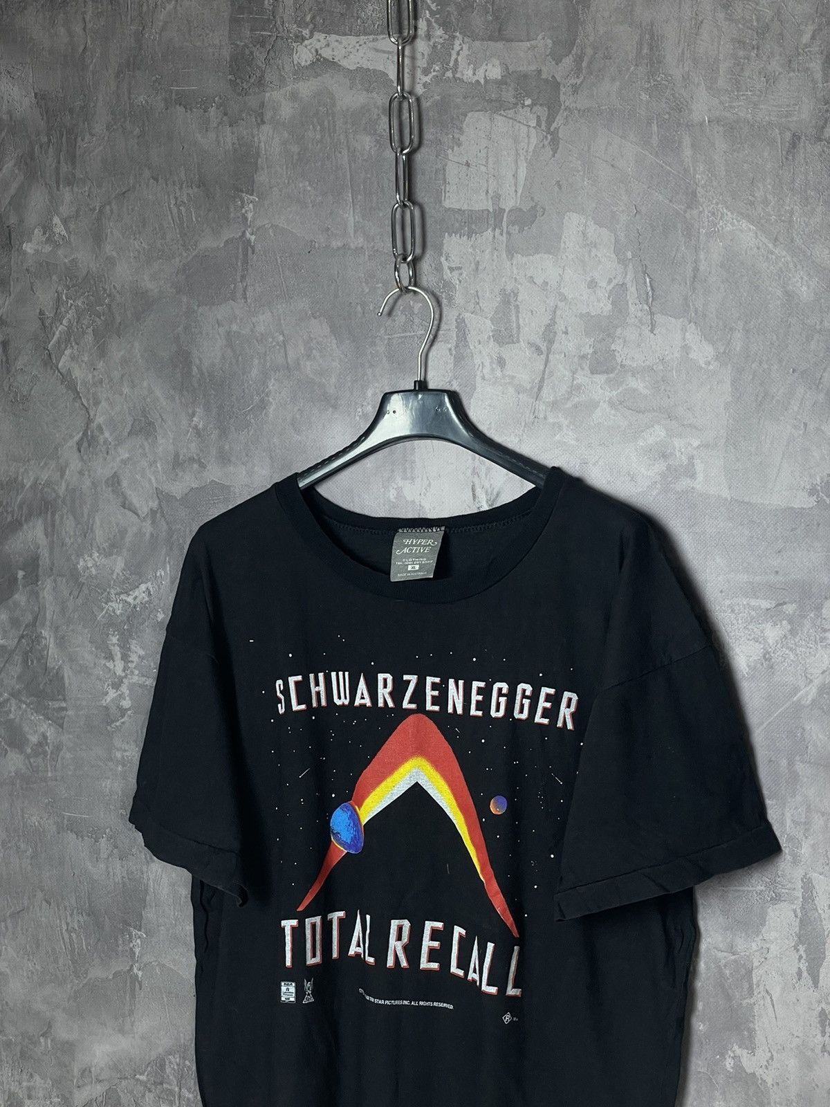Vintage Vintage 00s Arnold Schwarzenegger Total Recall Governator Size US XL / EU 56 / 4 - 7 Thumbnail