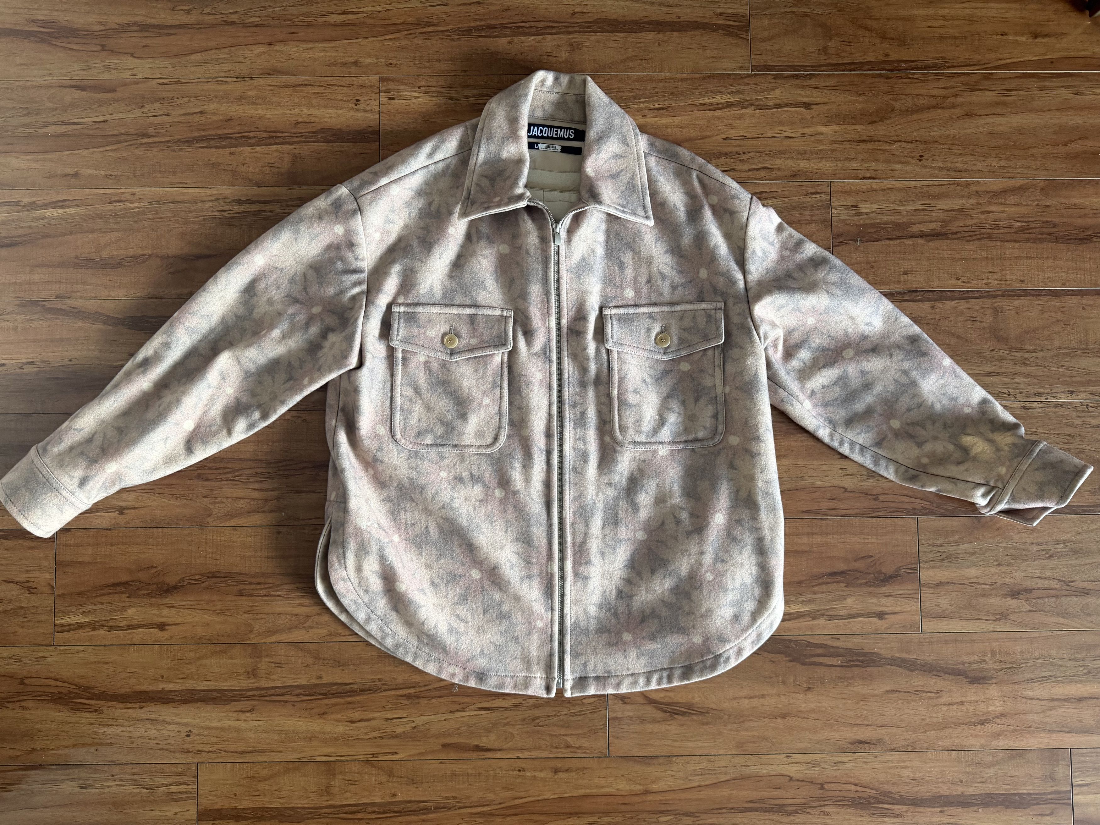Jacquemus Jacquemus Le Blouson Montage Wool Shirt Size US L / EU 52-54 / 3 - 2 Thumbnail
