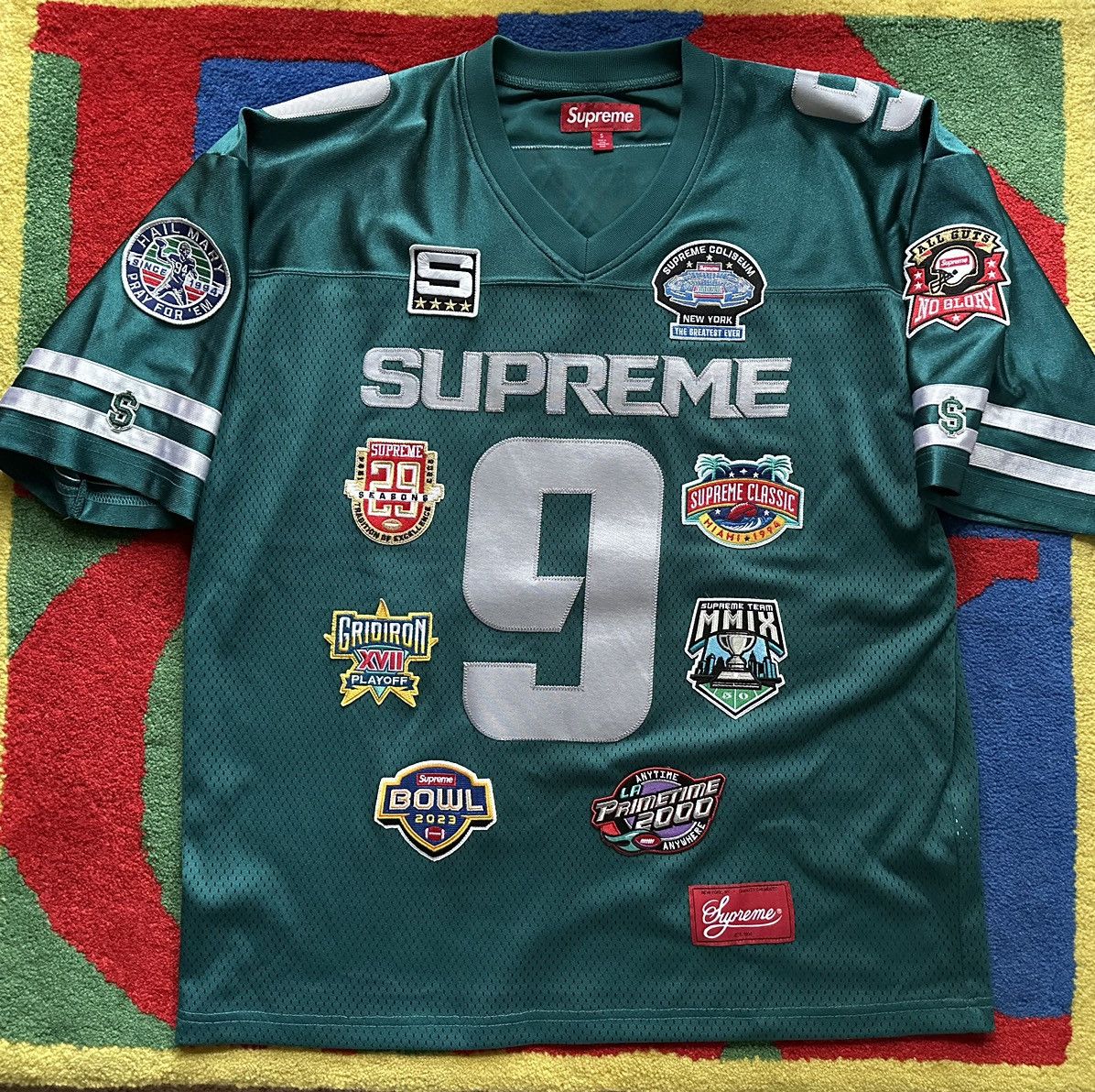 Supreme Supreme Championships Embroidered Football Jersey
