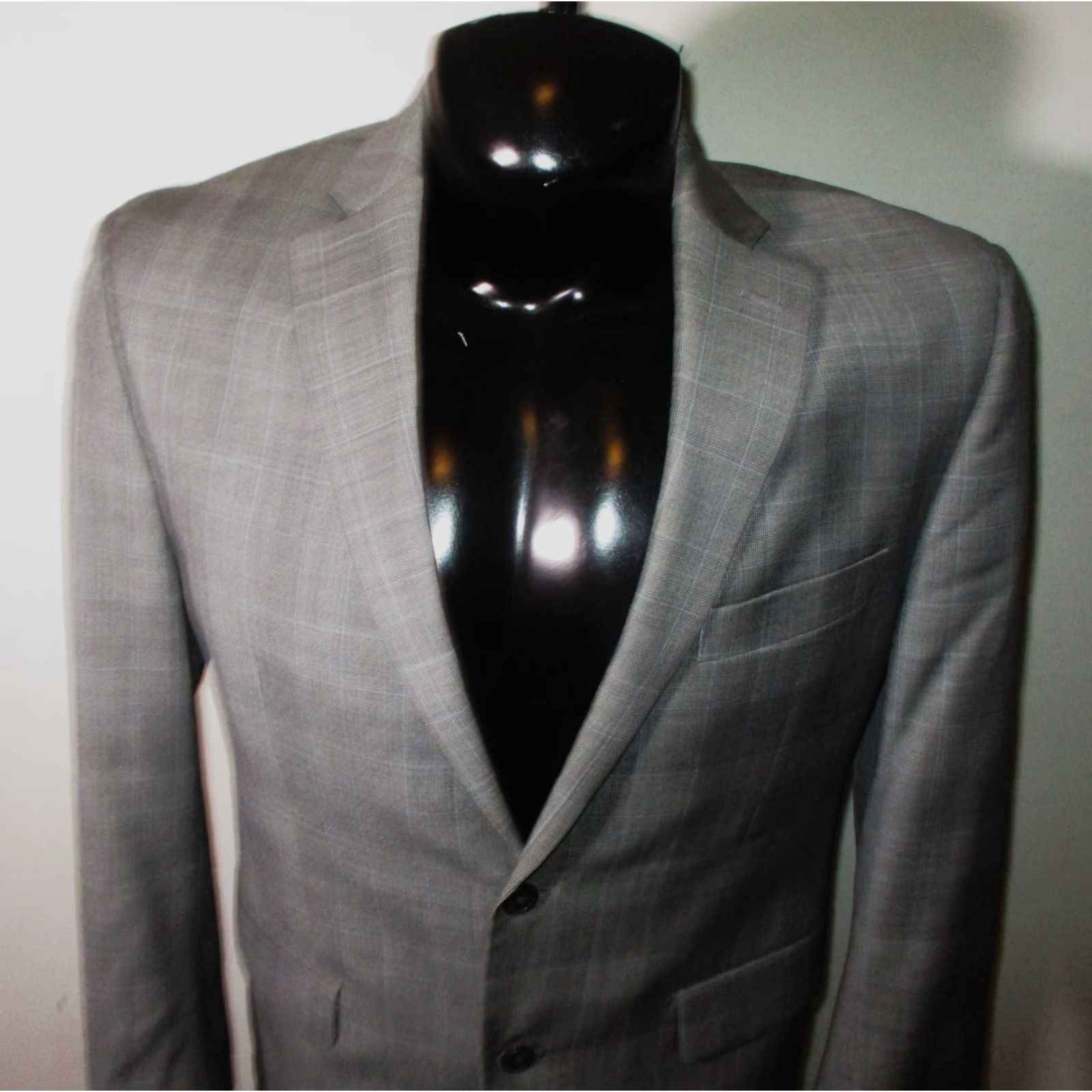 Michael Kors MICHAEL KORS Blazer Jacket Men 40 Short Wool Gray NWOT Vintage No Size US 40 / EU 56 - 2 Thumbnail