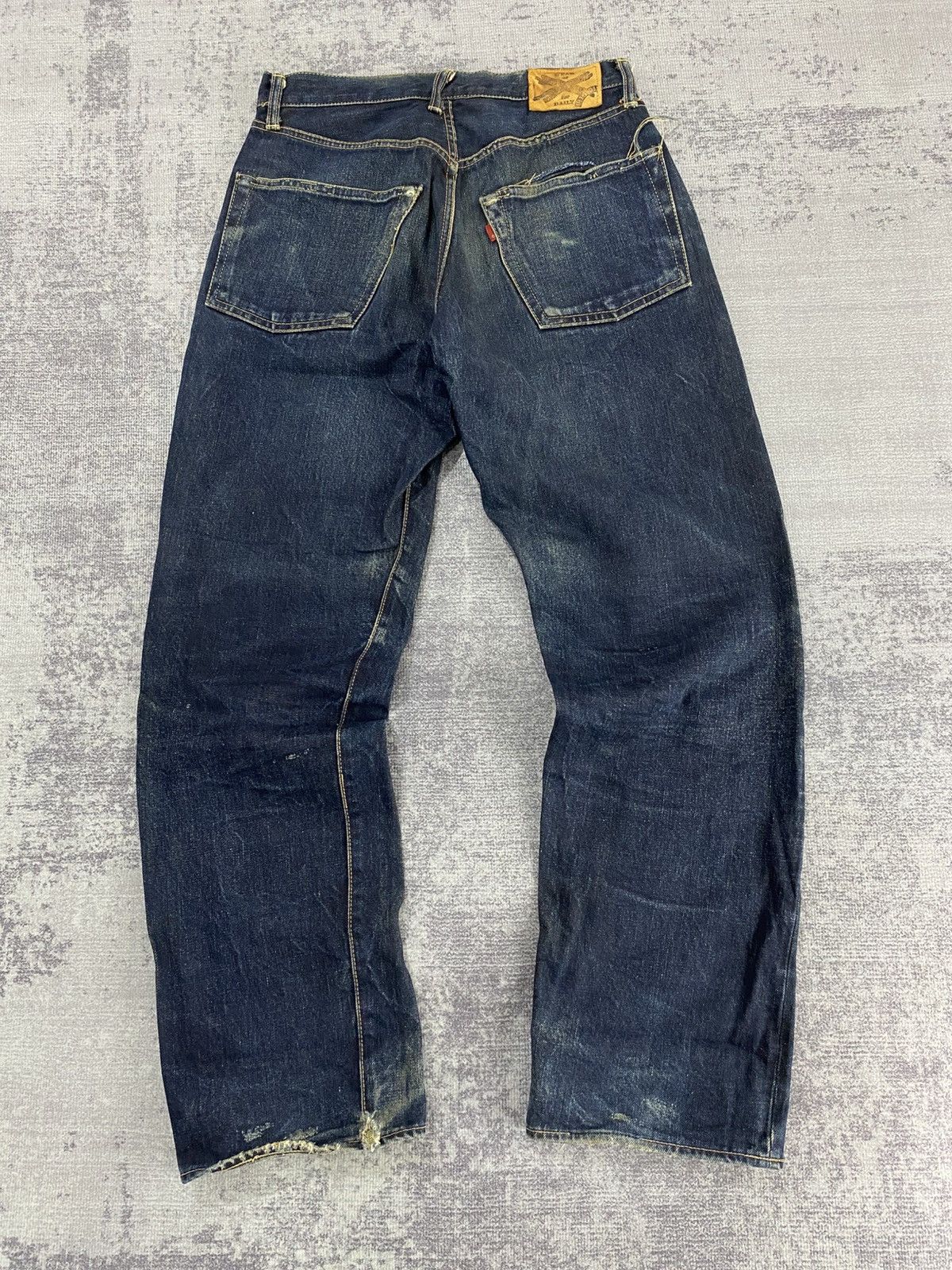KOJIMA GENES 90s vintage raw denim selvedge jeans wash & wears Size US 29 - 3 Thumbnail