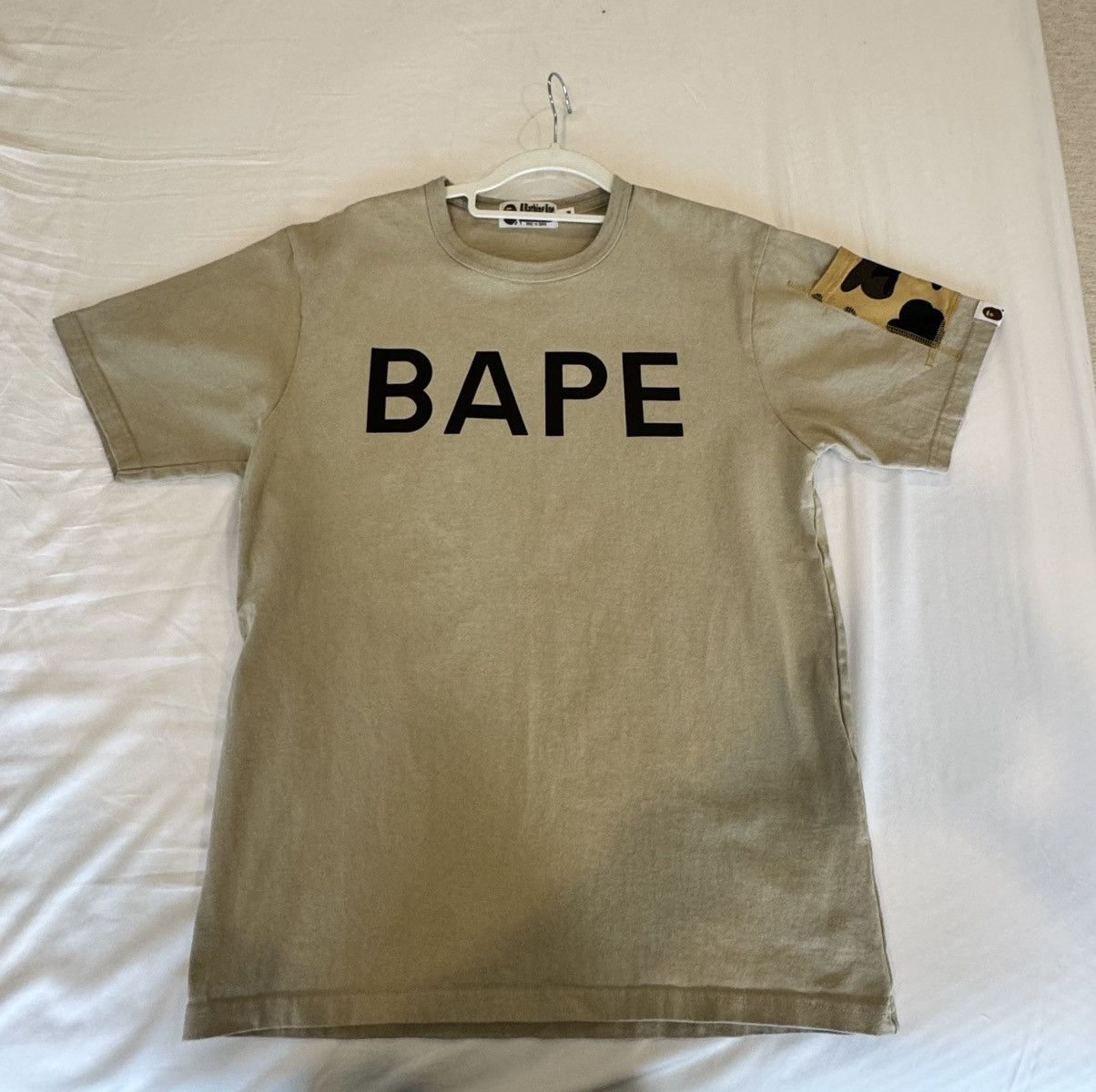 BAPE Classic Logo Tee (Tan)
