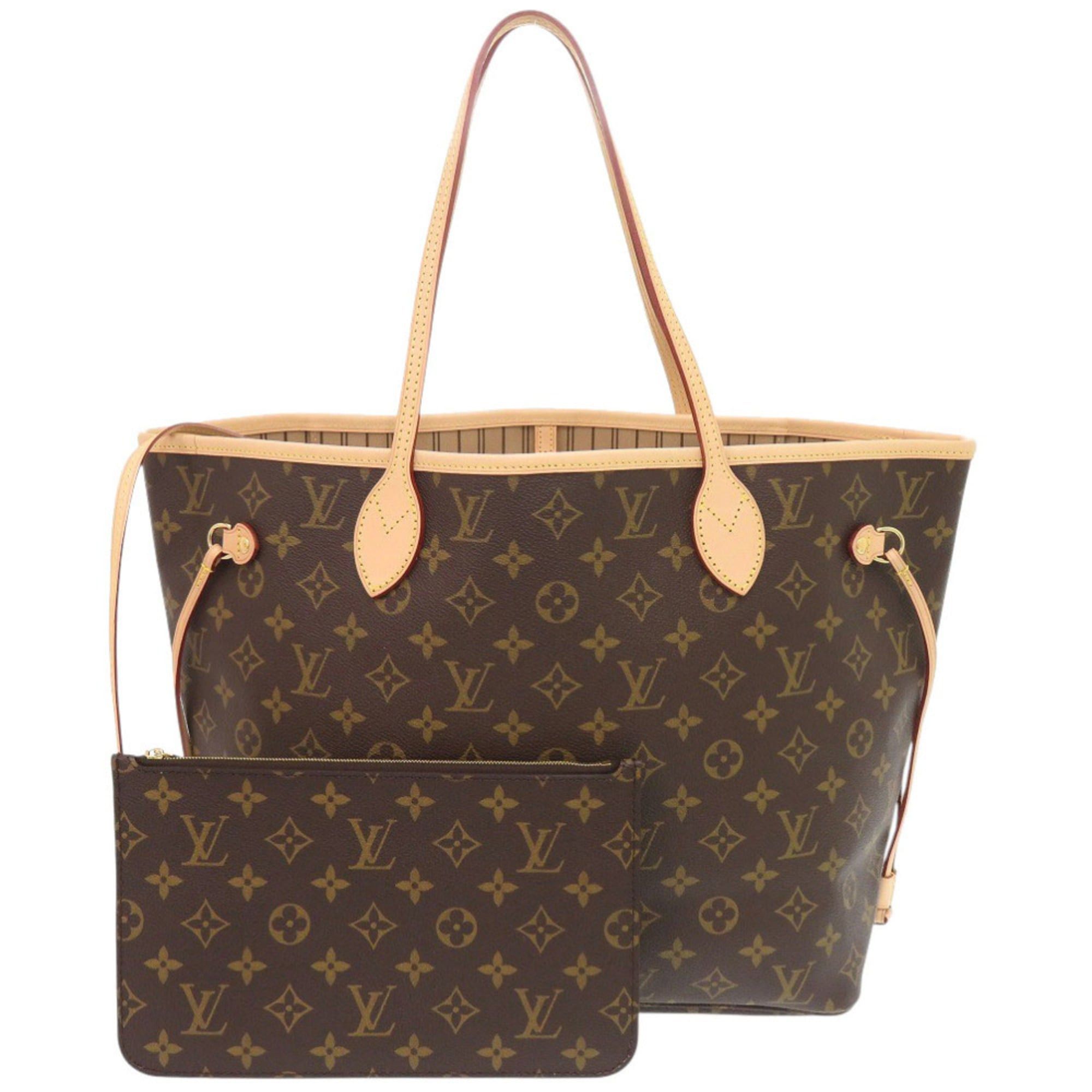 Louis Vuitton Unused Louis Vuitton Neverfull MM Monogram Rose Beige Tote Bag M46975 LV 0473LOUIS VUITTON Size ONE SIZE - 1 Thumbnail