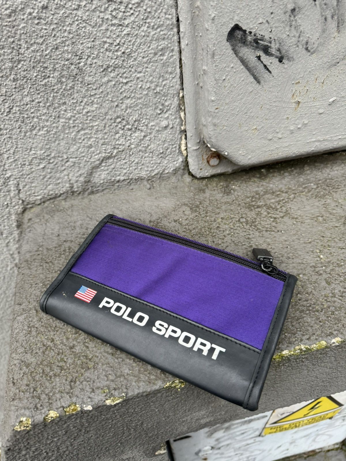 Polo Ralph Lauren × Ralph Lauren Sport × Vintage Vintage Polo Sport Wallet Purple Size ONE SIZE - 3 Thumbnail