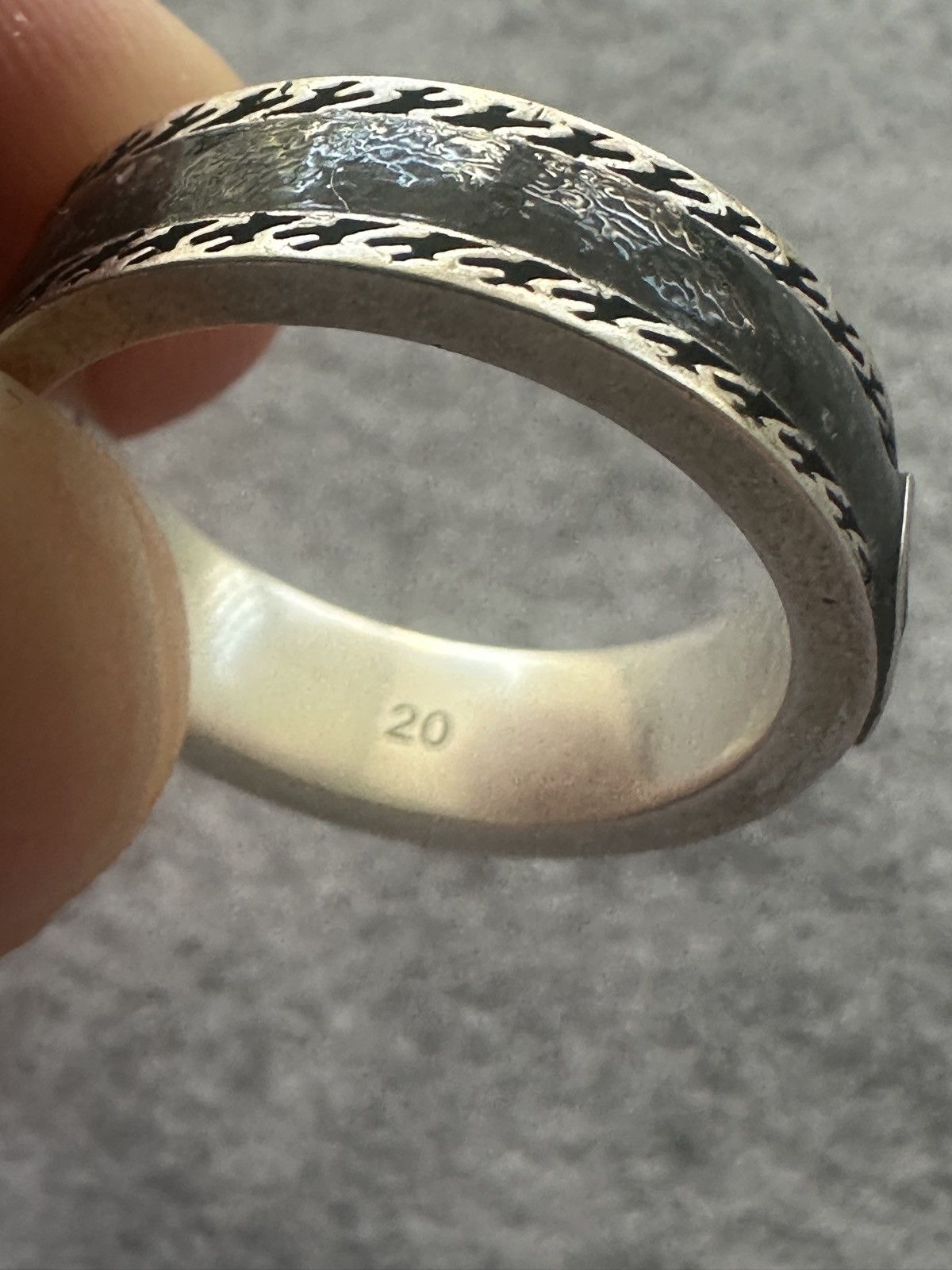 Gucci Gucci Interlocking G Sterling Silver Ring in Sz 9 Size ONE SIZE - 9 Thumbnail