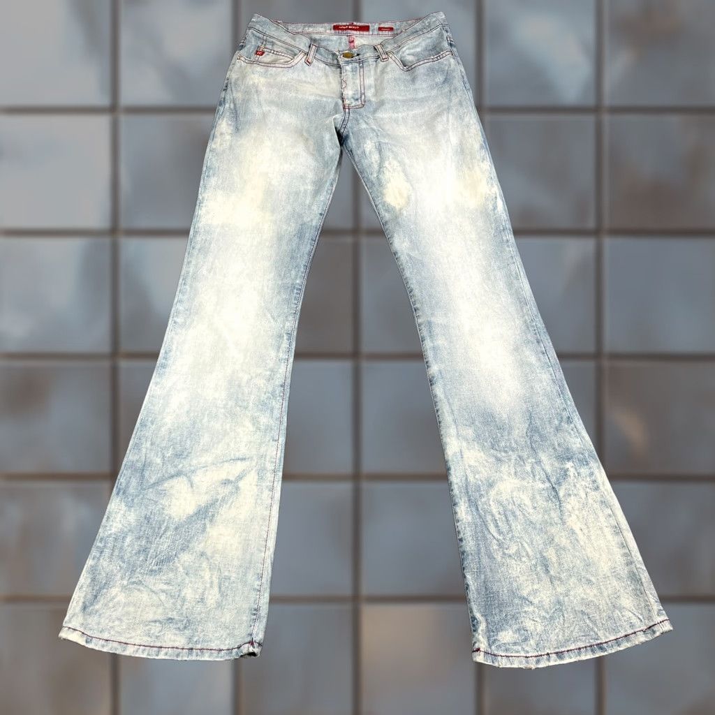 Miss Sixty Miss Sixty Jeans Slim Bootcut Womens 10 Blue Acid Wash 29 32 UK10 Low Rise Vintage Y2K Size 32" / US 10 / IT 46 - 1 Thumbnail