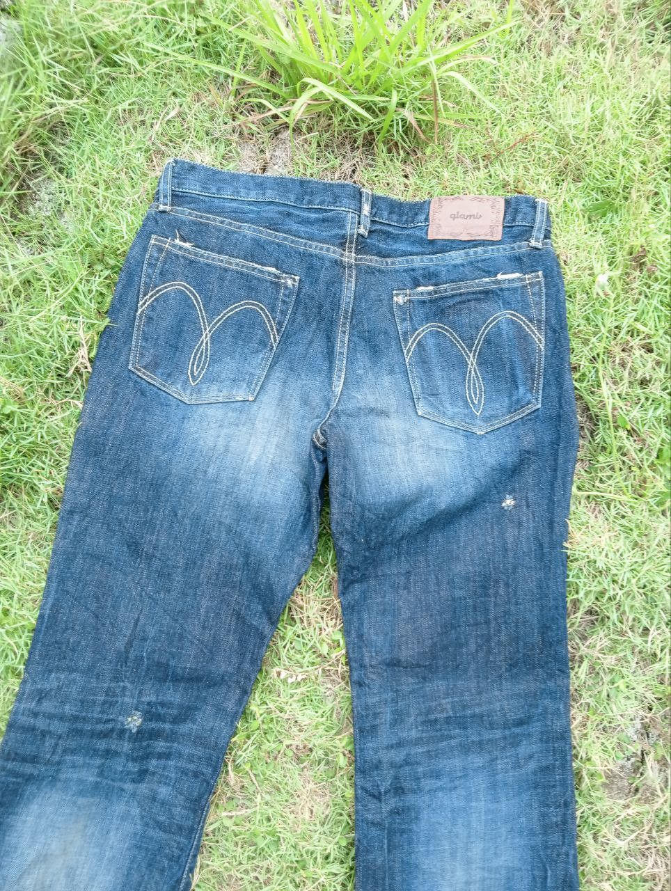 Japanese Brand JAPANESE QLAMB DISTRESSED FLARE PANTS - SIZE 3 Size US 34 / EU 50 - 12 Thumbnail