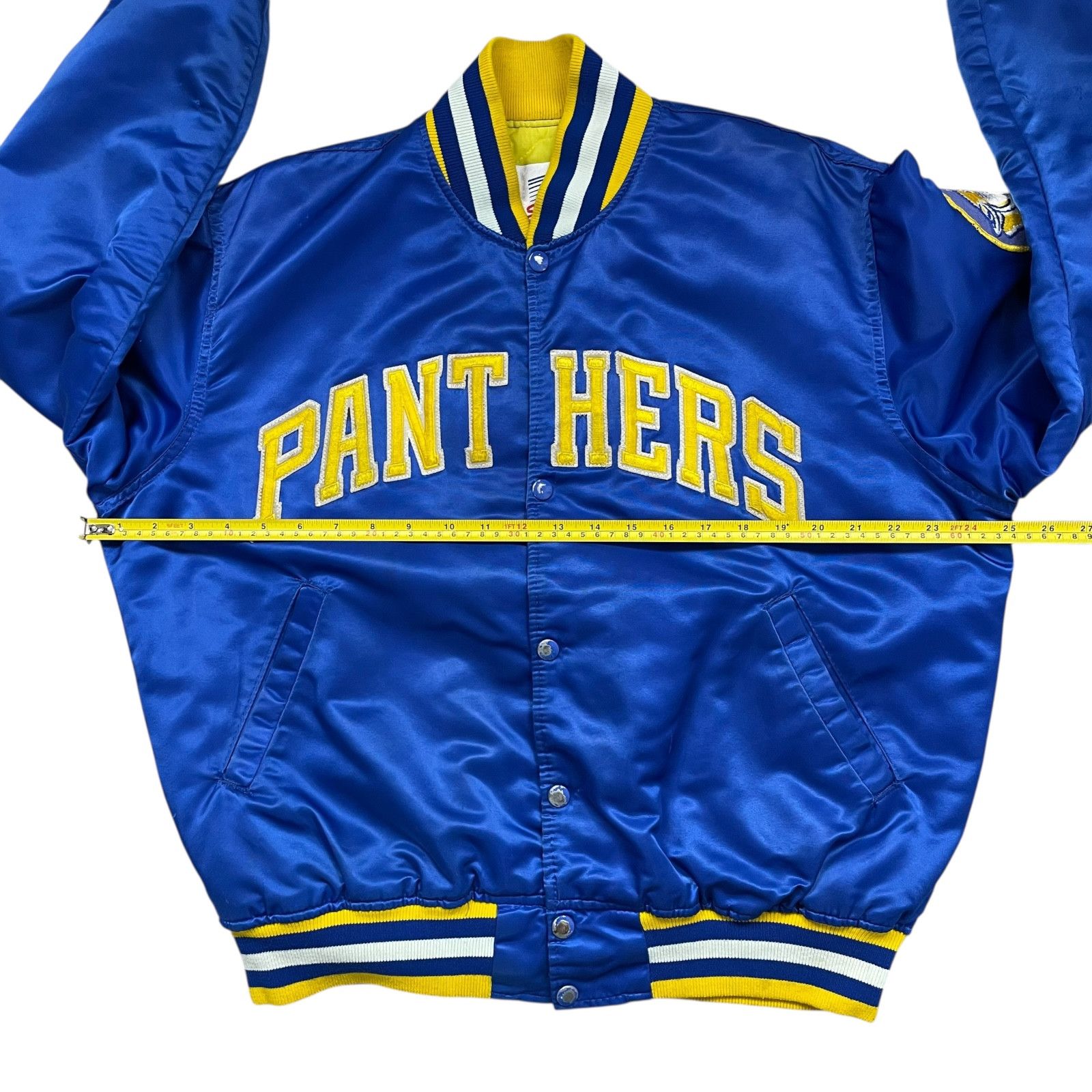 VTG 90s PITTSBURGH PANTHERS STARTER SATIN JACKET L