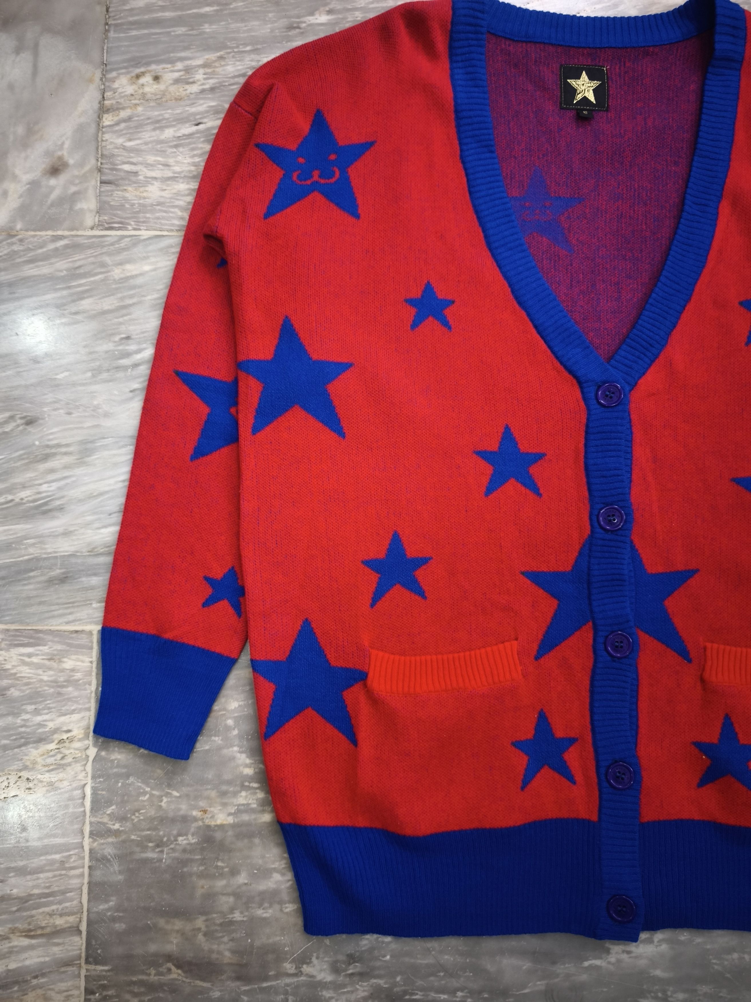 20471120 90's Hyoma Star Cardigan Size S / US 4 / IT 40 - 2 Thumbnail