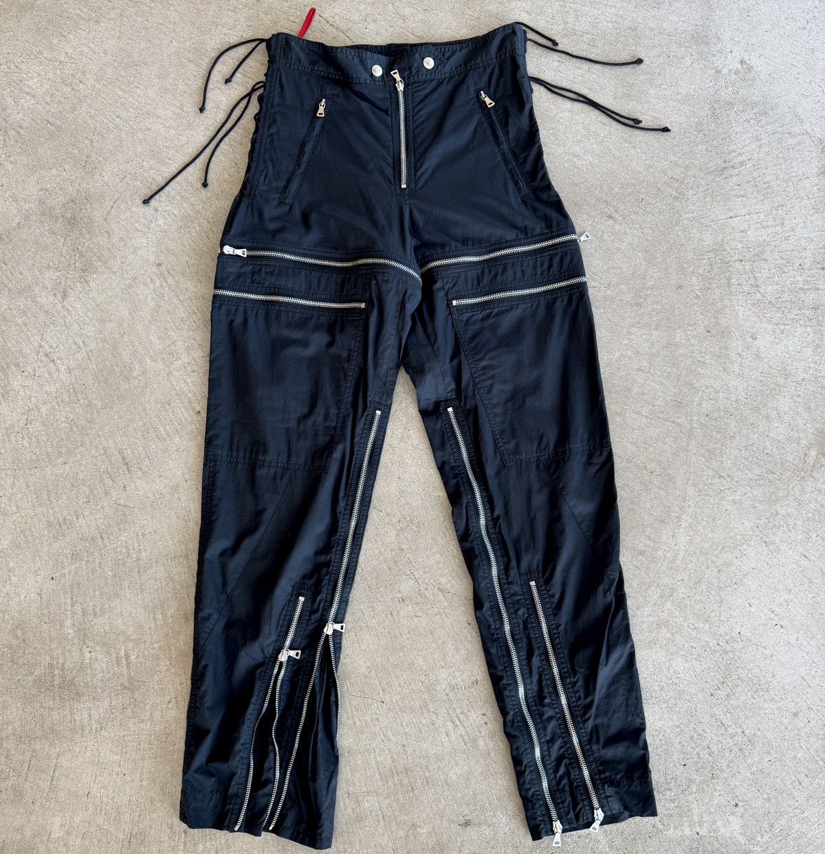 Prada Vintage Prada Zip Bondage Trouser Size 26" / US 2 / IT 38 - 1 Thumbnail
