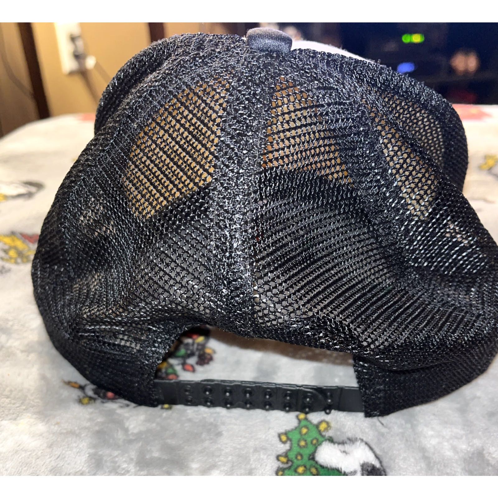 Paradise VINTAGE Headmost Trucker Hat Men One Size Black & White Amish Horse & Buggy Snapback Adjustable Breathable Lightweight Style: Trucker Hat Size ONE SIZE - 3 Thumbnail