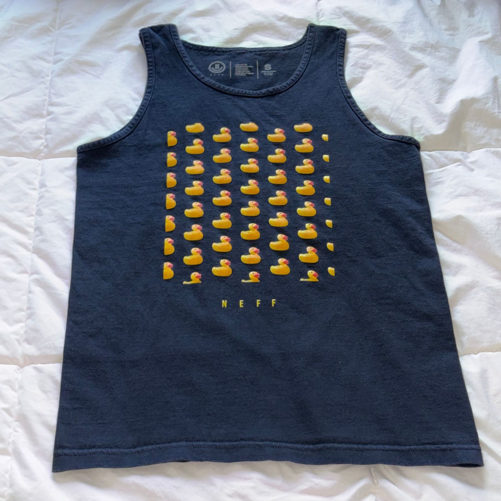 NEFF Neff Tank Top Mens Small Rubber Duck Graphic Skate Surf NWOT Size US S / EU 44-46 / 1 - 3 Thumbnail