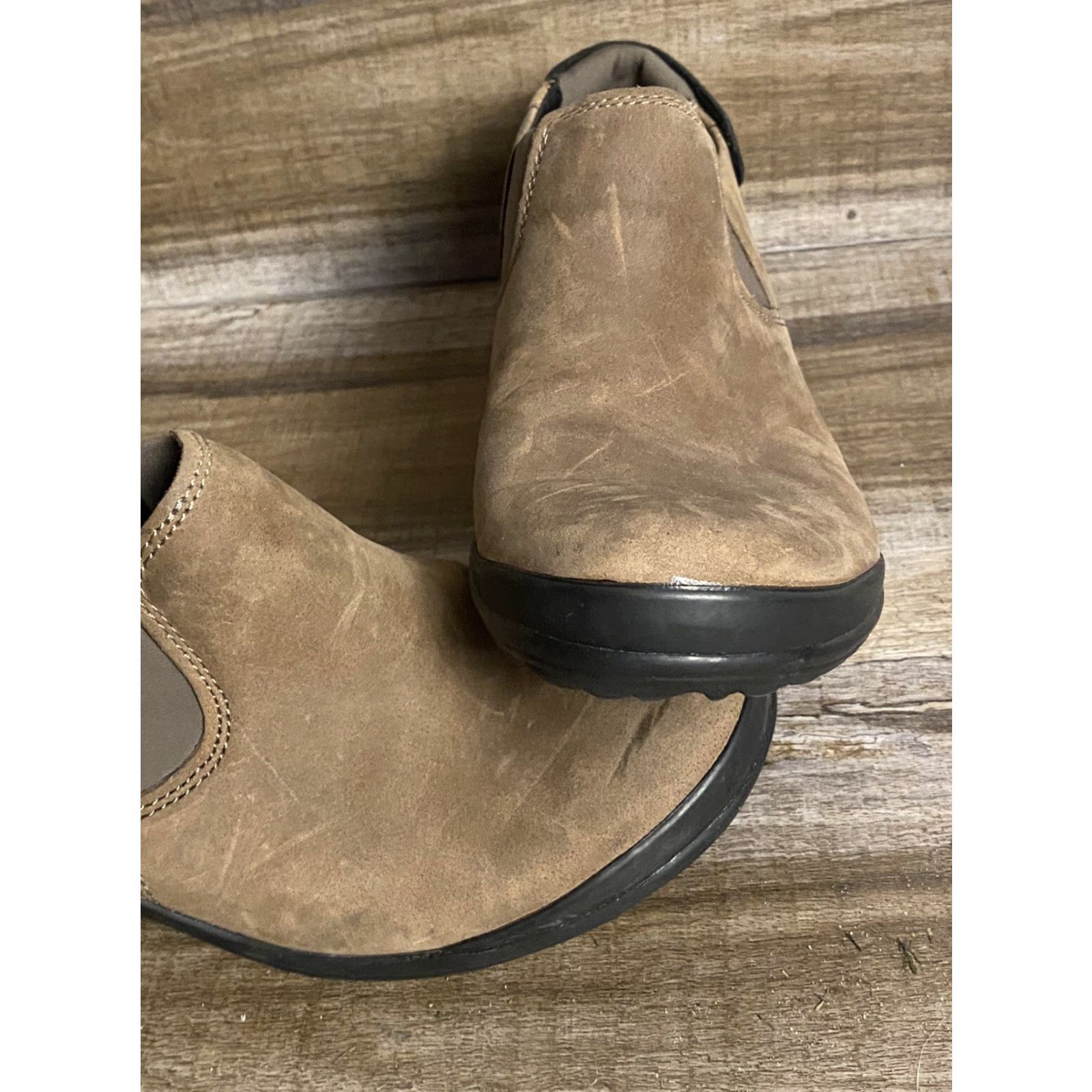 Merrell Merrell Veranda Cloudy Leather Ankle Boots Womens Sz 6 Brown Boots, Slip On, Casual, Travel, Fall, Spring, Summer, Winter Size US 9 / IT 39 - 6 Thumbnail