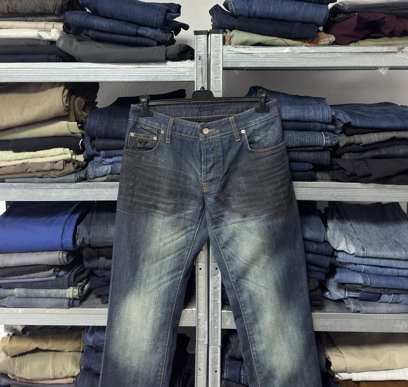 Prada PRADA Milano Indigo Wash Denim Jeans Straight Fit Made Italy Size US 31 - 2 Thumbnail