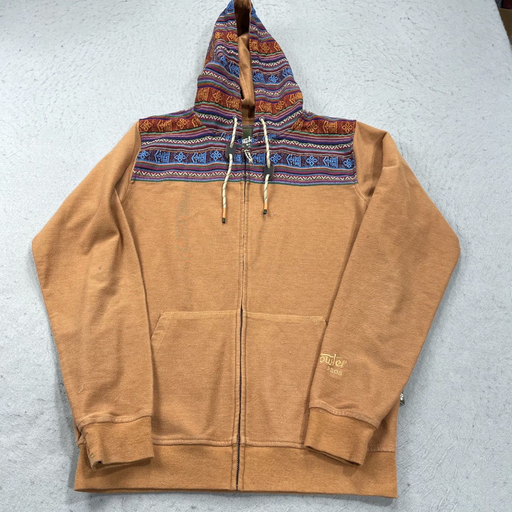 Howler Brothers Howler Brothers Hoodie Mens Small Orange Shaman Yoke Zip Sweatshirt Aztec Hiking Size US S / EU 44-46 / 1 - 2 Thumbnail