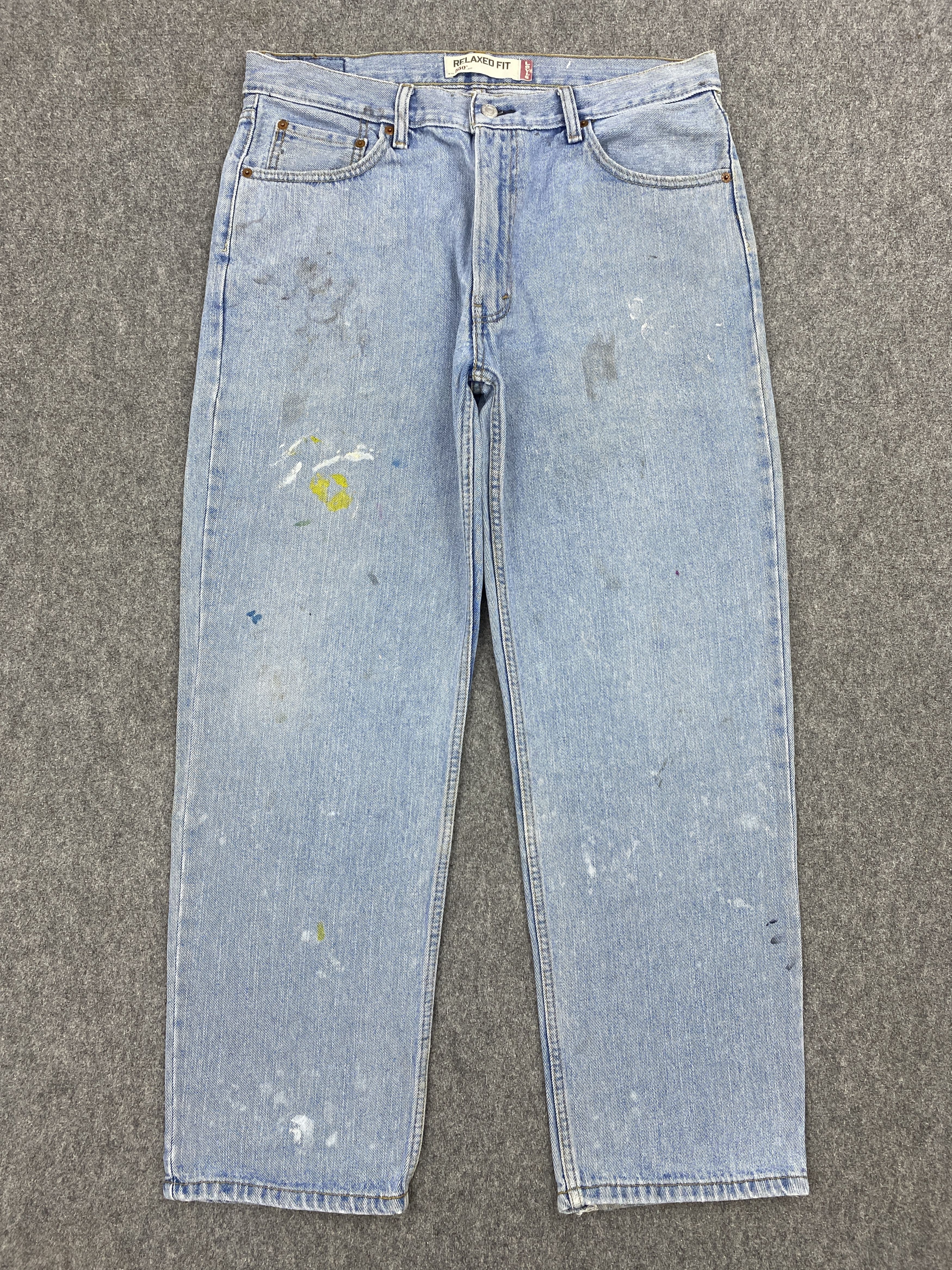 Levi's × Vintage Vintage Levis 550 Light Blue Jeans Size US 36 / EU 52 - 1 Thumbnail