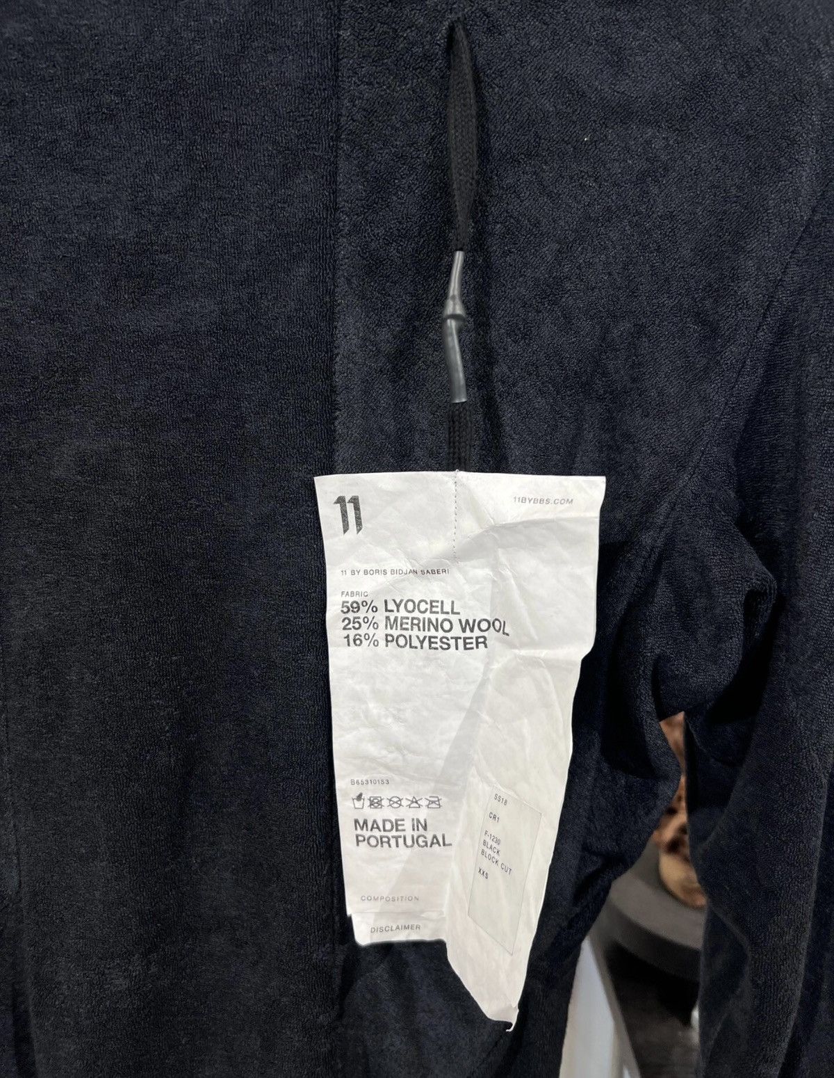 11 By Boris Bidjan Saberi 11ByBBS Long-Sleeve Terry Hoodie Size US M / EU 48-50 / 2 - 4 Thumbnail