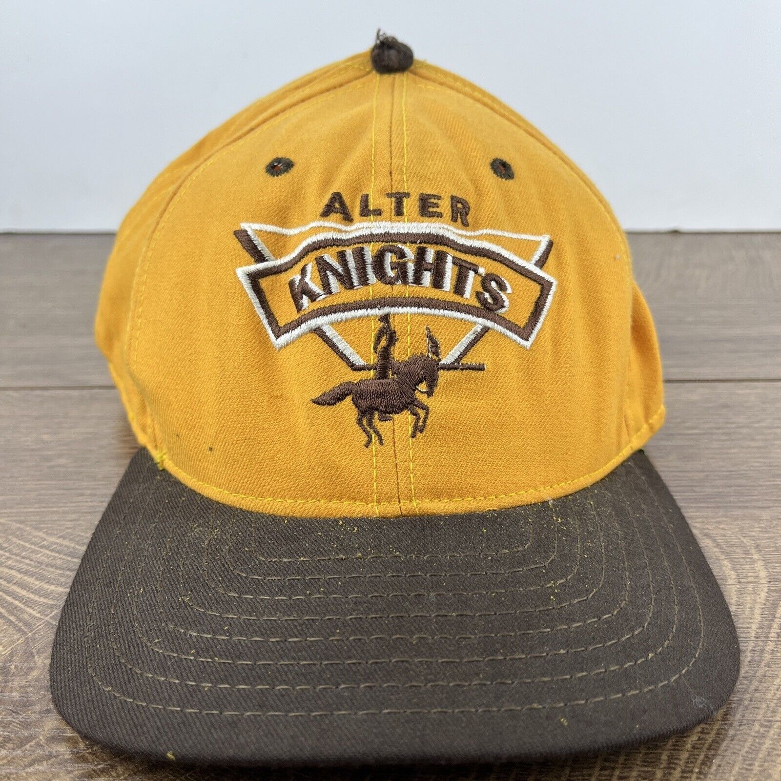 Other Alter Knights Hat Alter High School Yellow Hat Adjustable Ad Size ONE SIZE - 4 Thumbnail