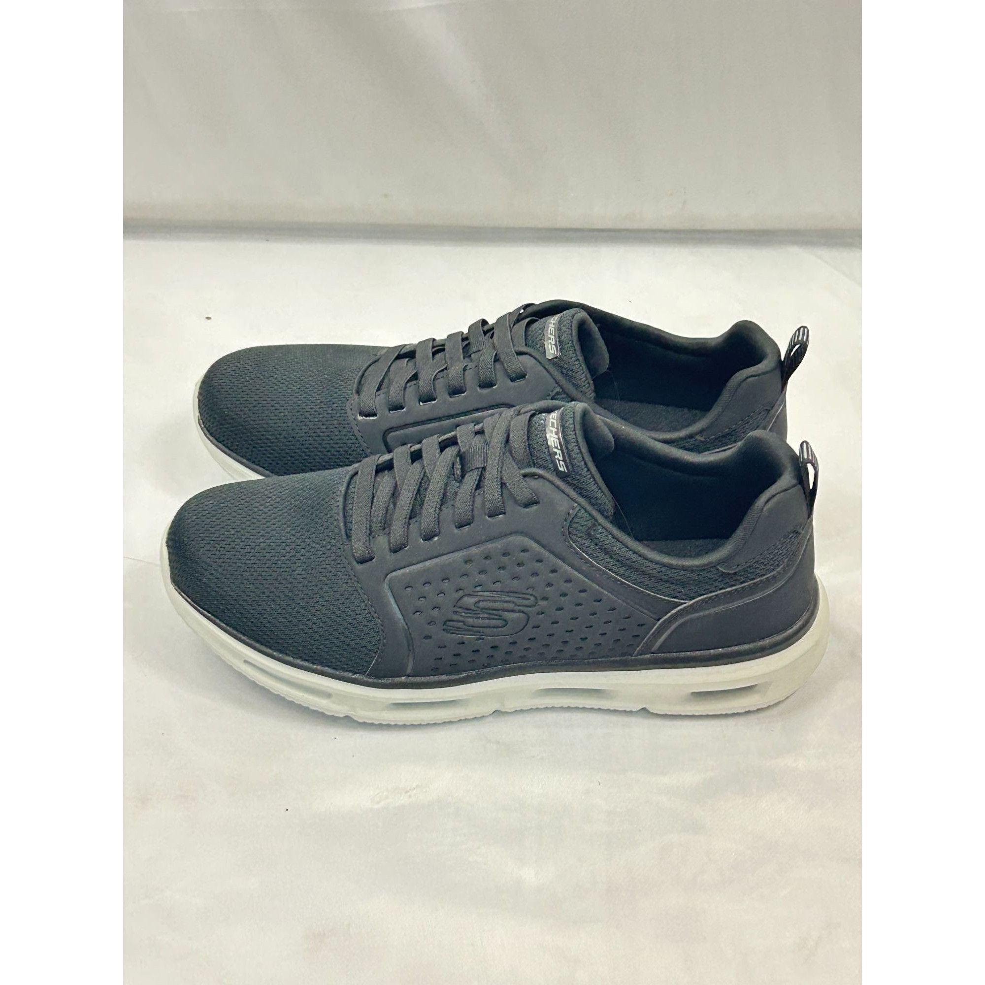 SKECHERS Skechers Men’s Sneakers Size 10 Black Memory Foam Comfort Wa Size US 10 / EU 43 - 4 Thumbnail