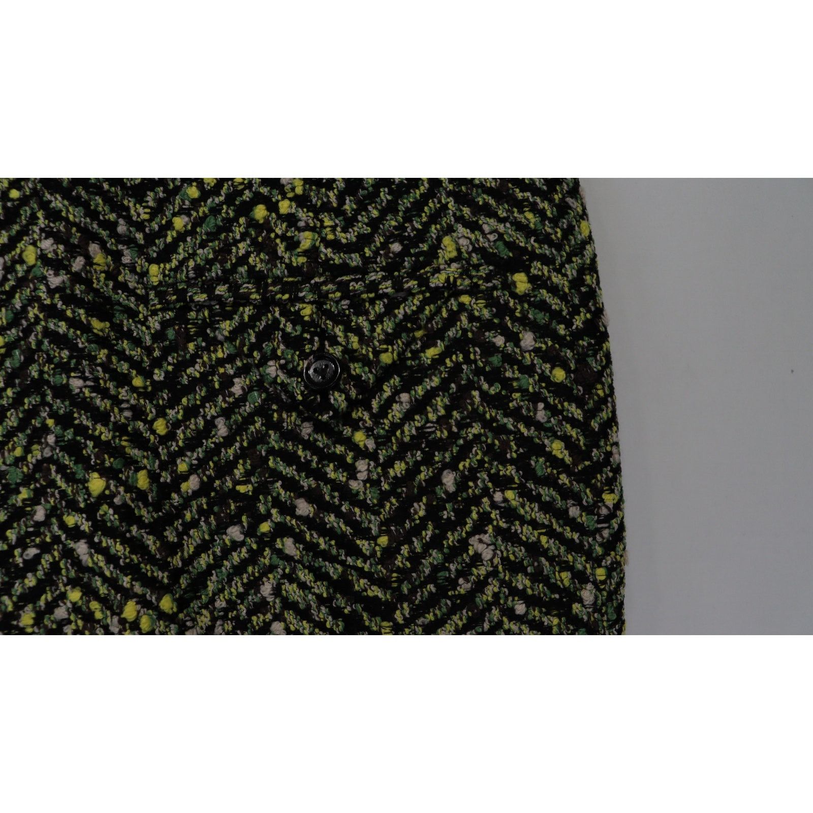 Bottega Veneta o1rshd1 Large Mouline HerringboneTrousers in Green/Yellow Size US 32 / EU 48 - 10 Thumbnail