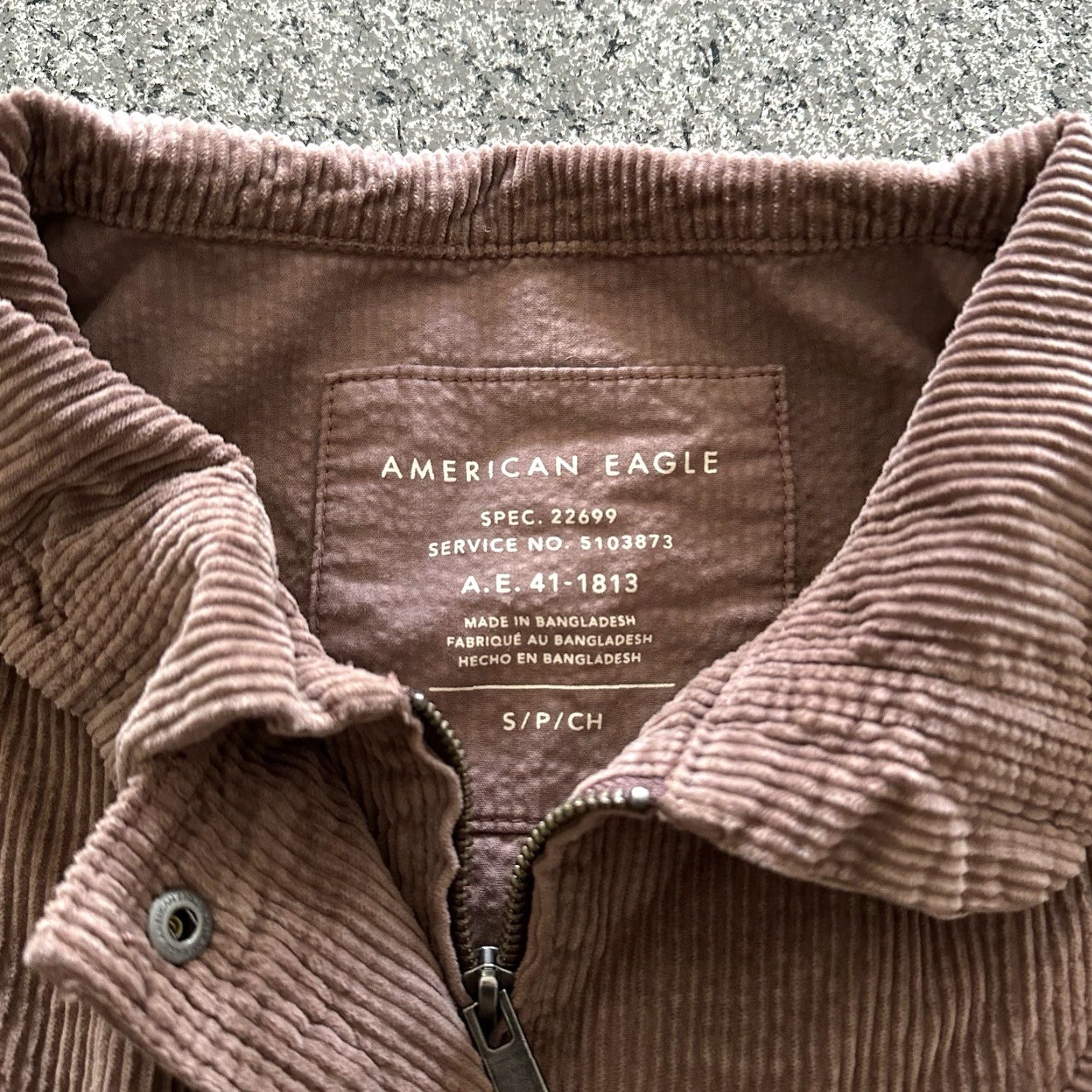 American Eagle Outfitters VINTAGE American Eagle Outfitters Corduroy Bomber Jacket Womens S Brown Retro Pockets Size S / US 4 / IT 40 - 2 Thumbnail