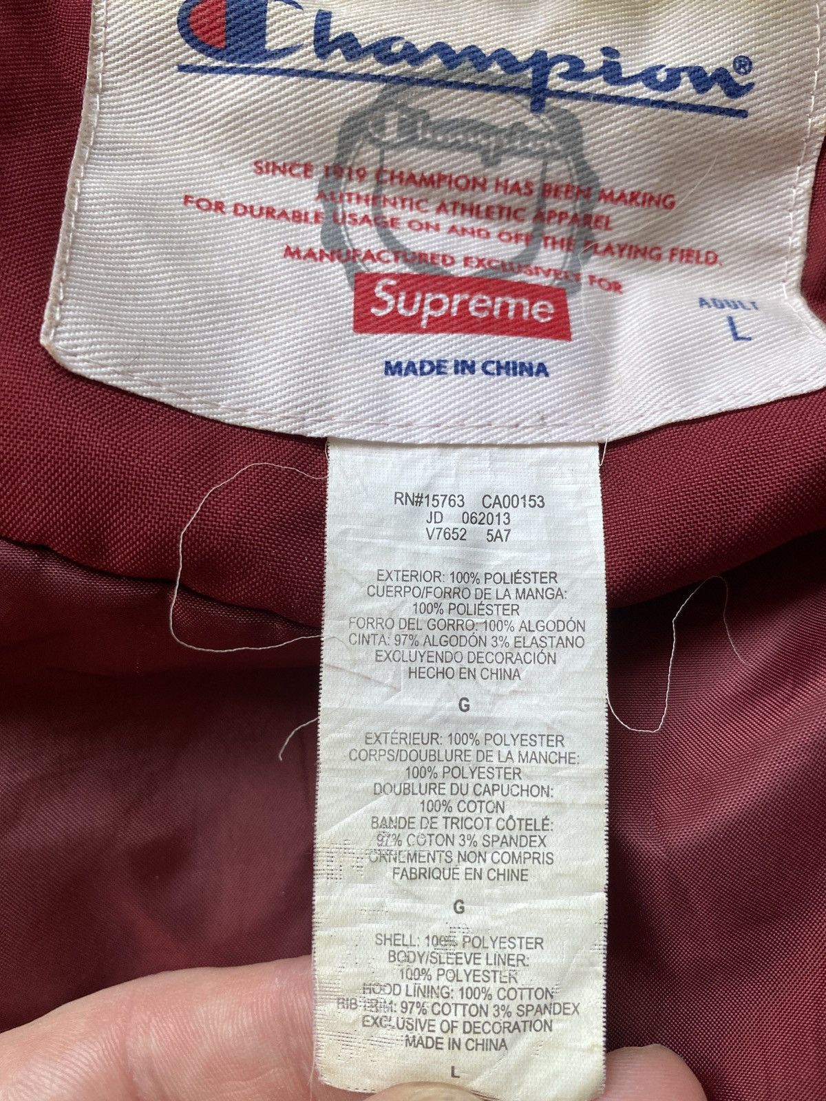Champion × Supreme Paisley Jacket Size US L / EU 52-54 / 3 - 5 Thumbnail