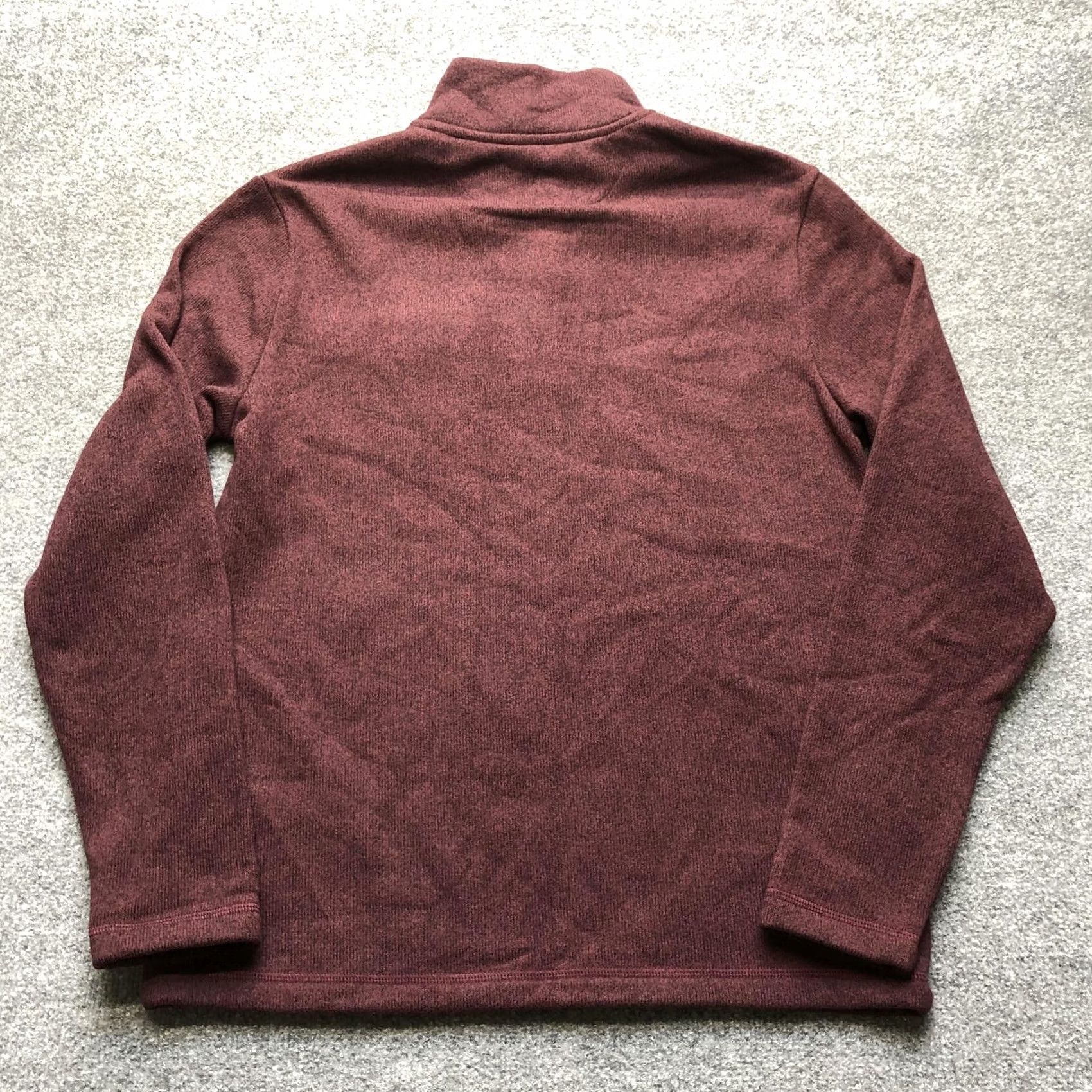 Chaps Chaps Sweater Mens Medium Red Mock Neck 1/4 Zip Chest Pocket Knit Pullover Size US M / EU 48-50 / 2 - 5 Thumbnail