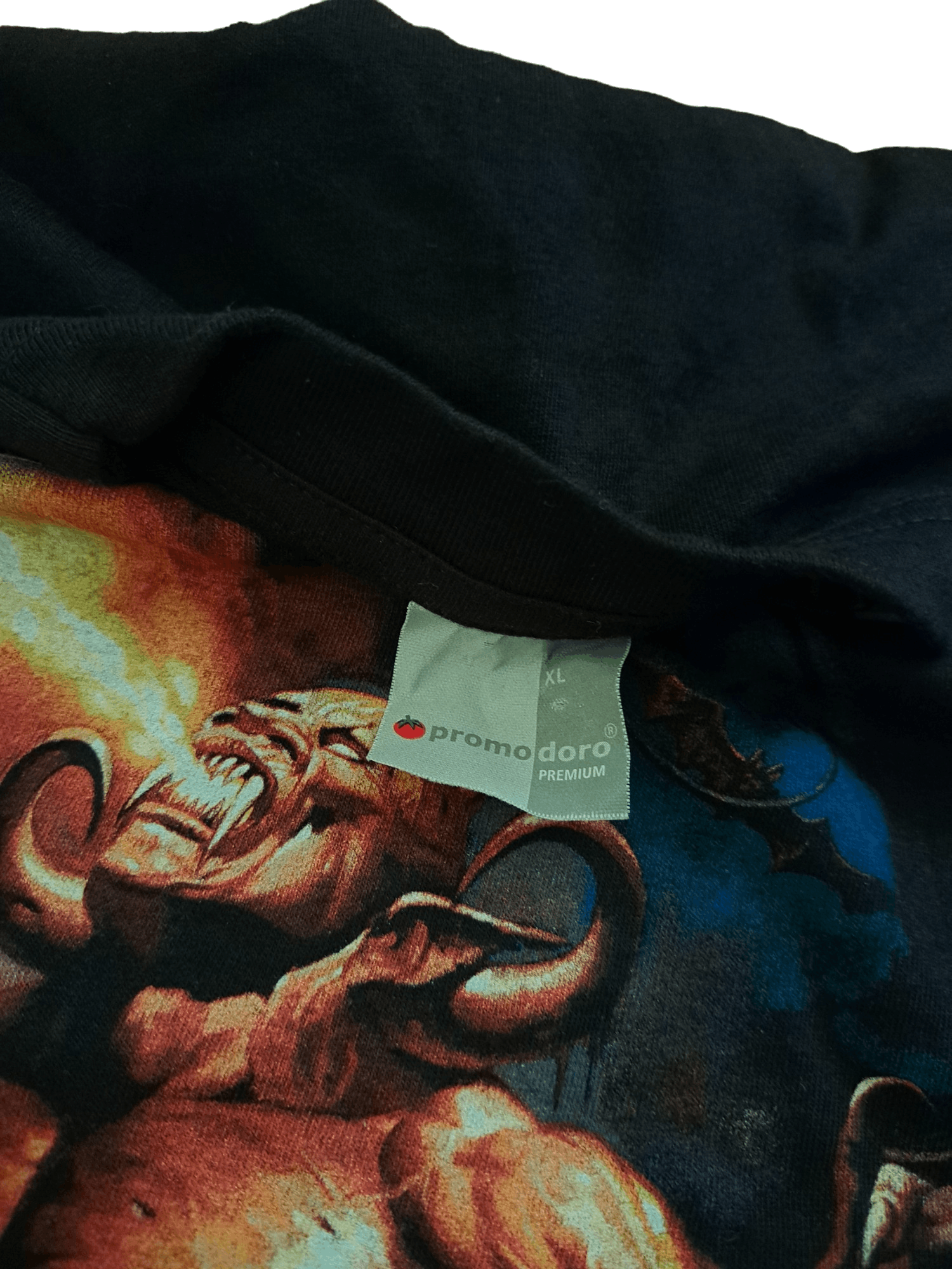 Gildan Vintage Retro Manowar at front and back 2003 Hell on Earth Size US XL / EU 56 / 4 - 5 Thumbnail