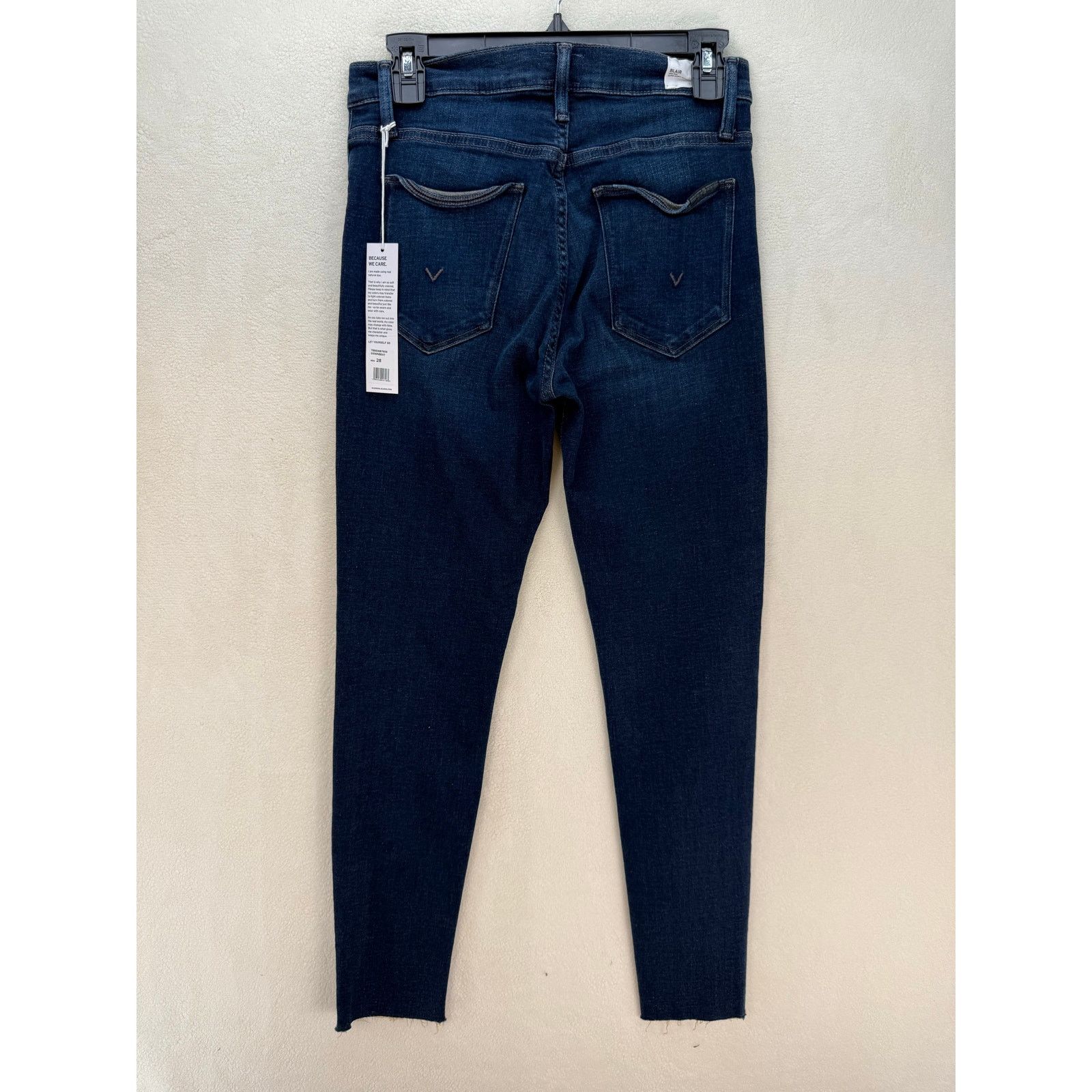 Hudson HUDSON WOMEN'S 28 BLAIR JEANS STRETCH SKINNY RAW HEM NWT DAR Size 28" / US 6 / IT 42 - 5 Thumbnail