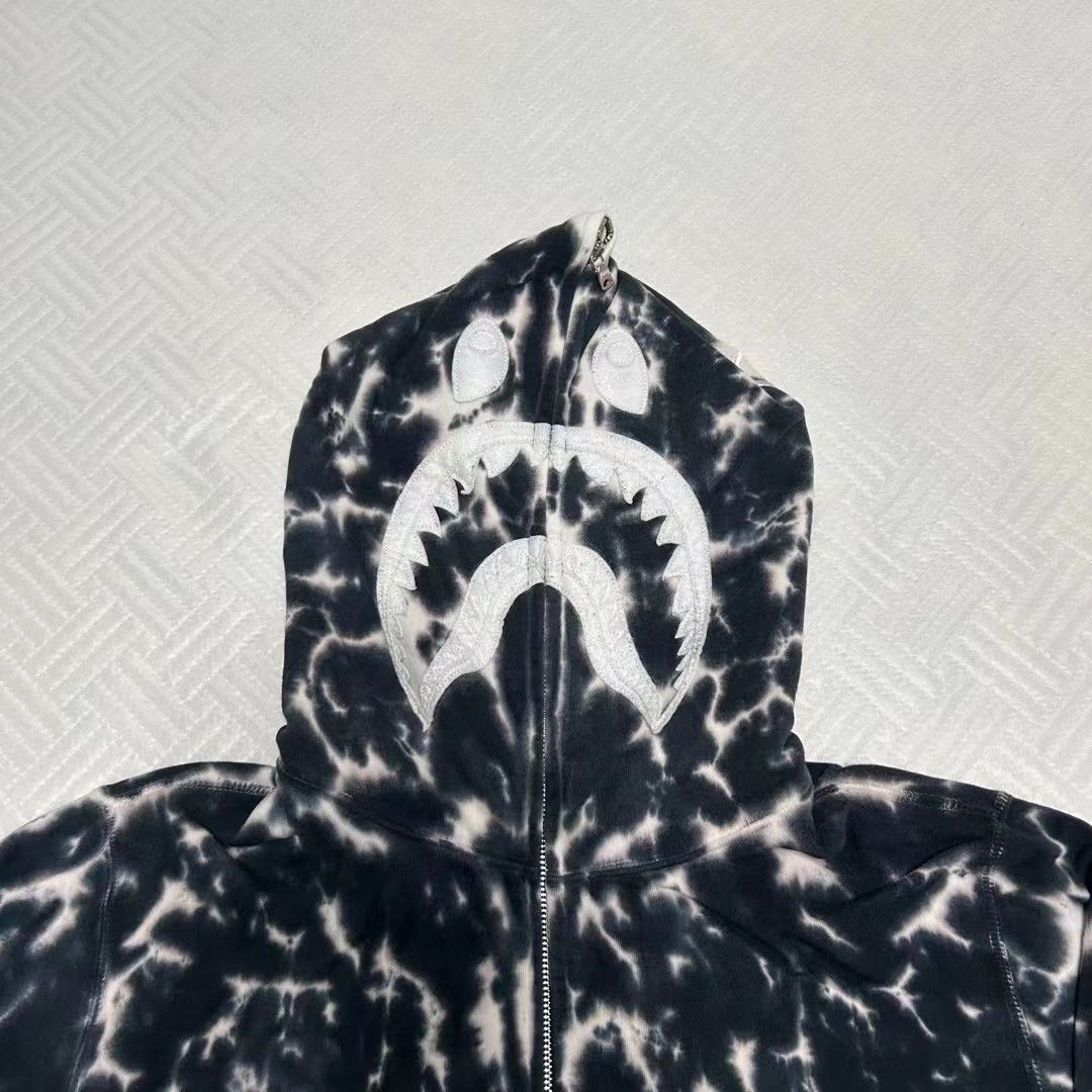 Bape TIE DYE 2ND SHARK FULL ZIP HOODIE Size US M / EU 48-50 / 2 - 3 Thumbnail