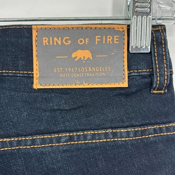 Ring Of Fire Ring of Fire Slim Fit Dark Wash Jeans Men’s 30” x 30” Blue Size US 30 / EU 46 - 12 Thumbnail