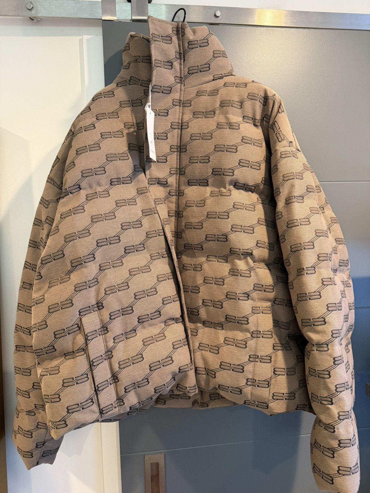 Balenciaga Balenciaga Logo Quilted Padded Jacket Size US M / EU 48-50 / 2 - 1 Thumbnail