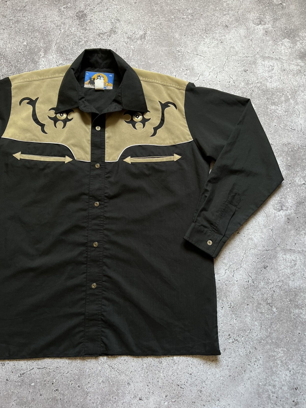 Cowboy Equipment × Vintage Vintage Lobo Raiders Shirt Cowboy Long Sleeve Size US XL / EU 56 / 4 - 3 Thumbnail