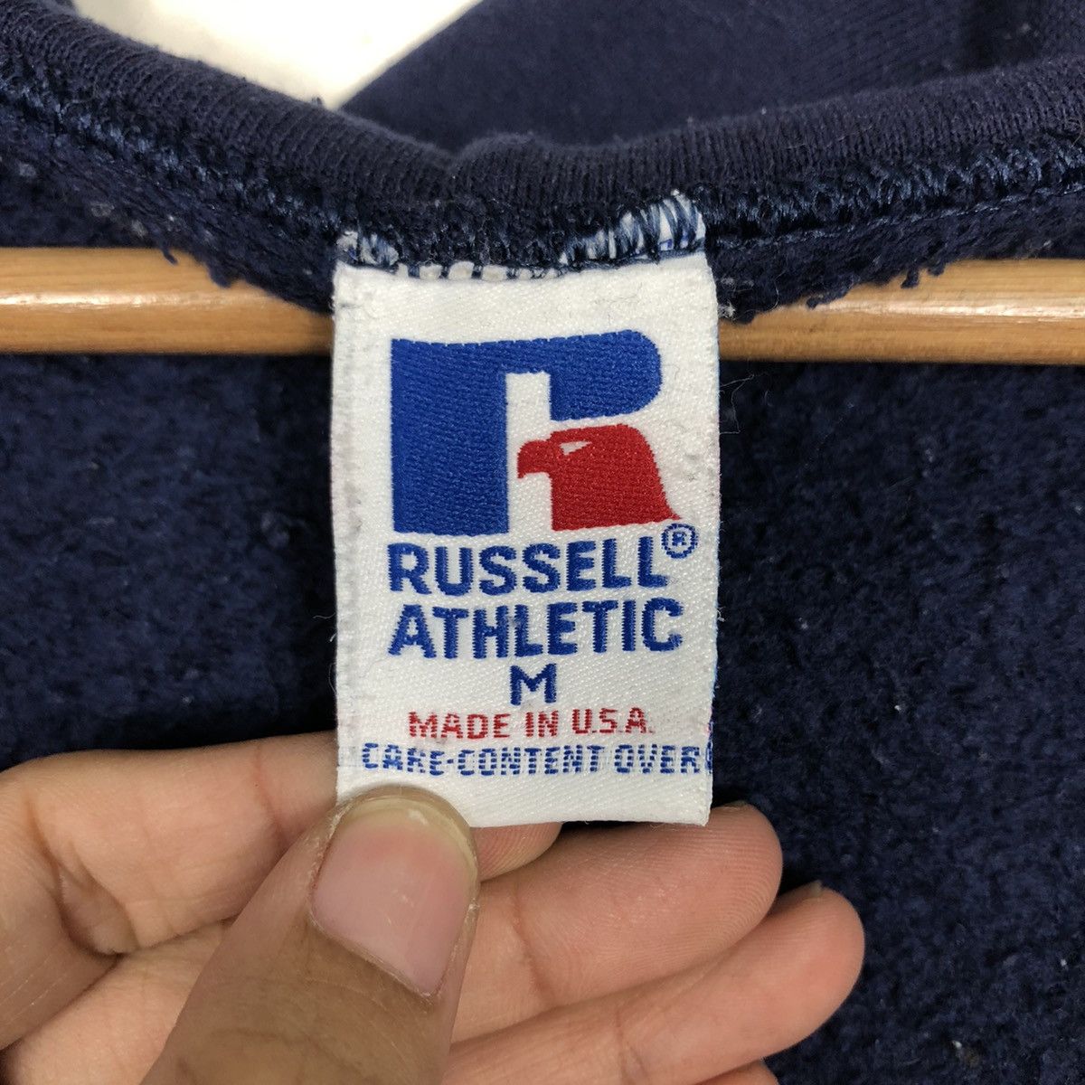 Vintage Russell Athletic Vintage Pull Over Sweatshirt Made in USA Size US M / EU 48-50 / 2 - 19 Thumbnail