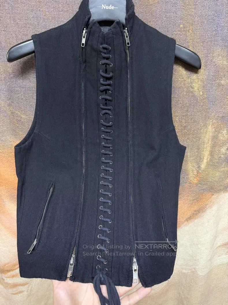 Ann Demeulemeester Ann Demeulemeester Laced Vest Size XS / US 0-2 / IT 36-38 - 4 Thumbnail