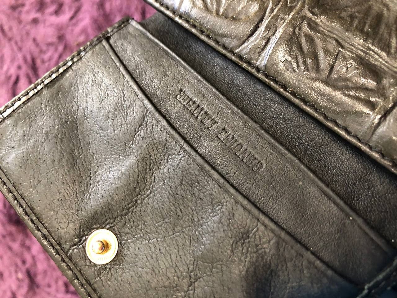 Christian Dior Monsieur Vintage Christian Dior Logo Leather Wallet Size ONE SIZE - 3 Thumbnail