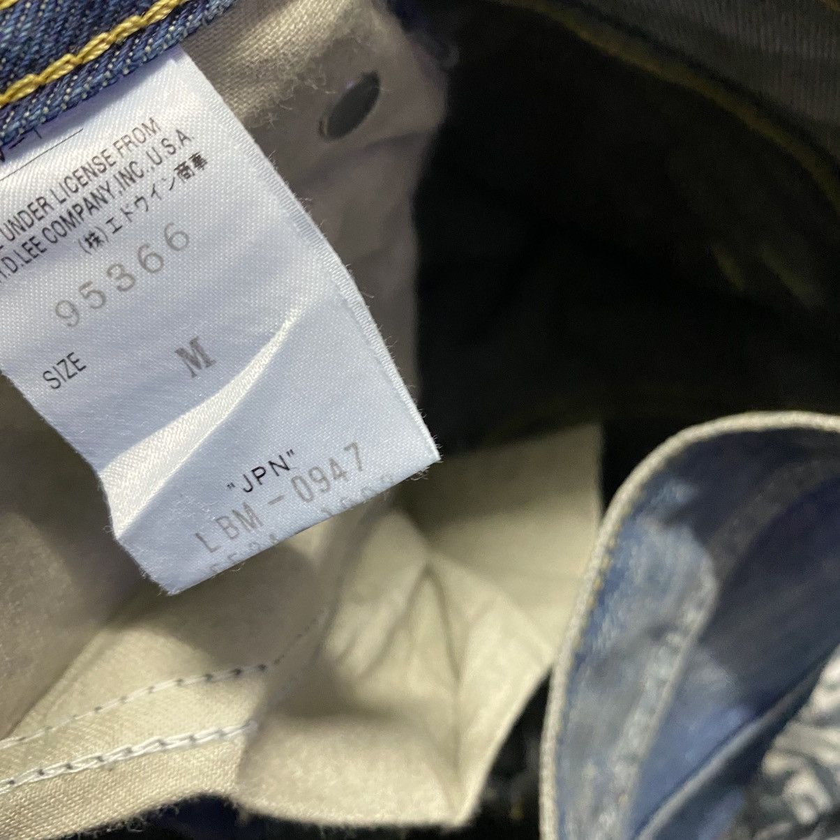 Japanese Brand LEE x MIDAS Machiavel Denim Flare Jeans Size US 30 / EU 46 - 20 Thumbnail