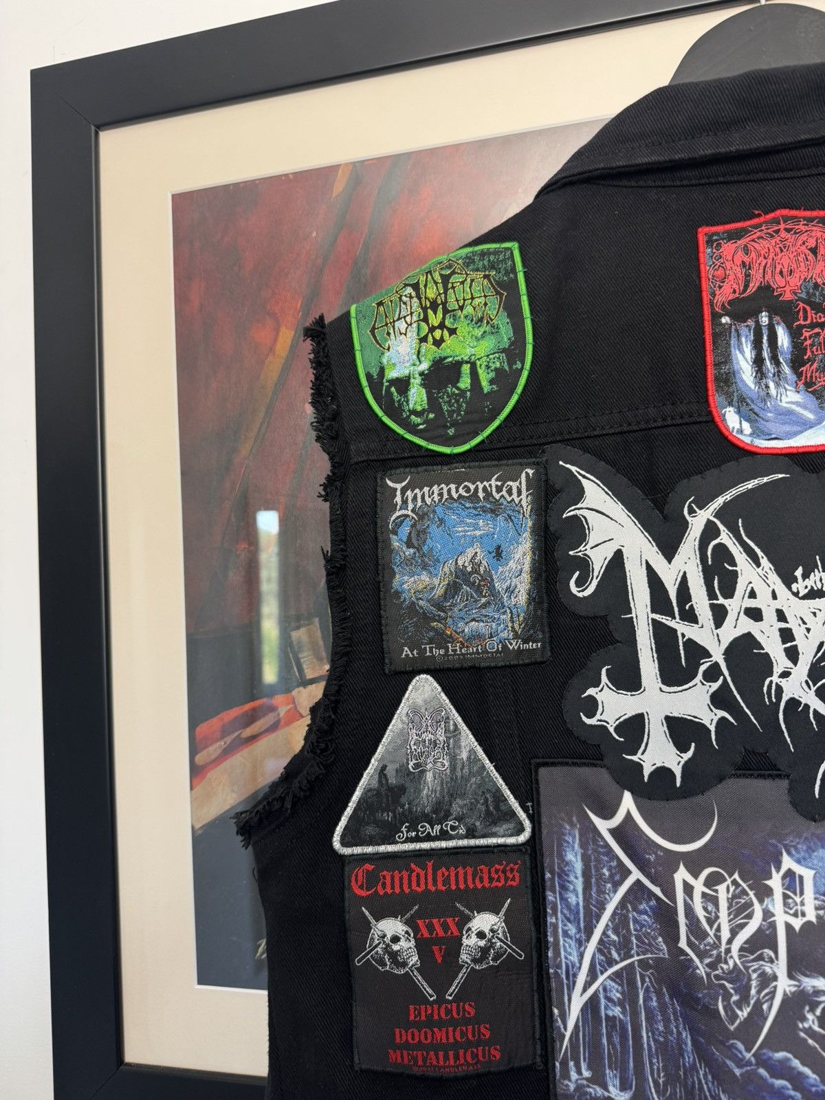 Band Tees Rare Metal Band Patches Denim Vest Og License 90s Vintage Size US L / EU 52-54 / 3 - 7 Thumbnail