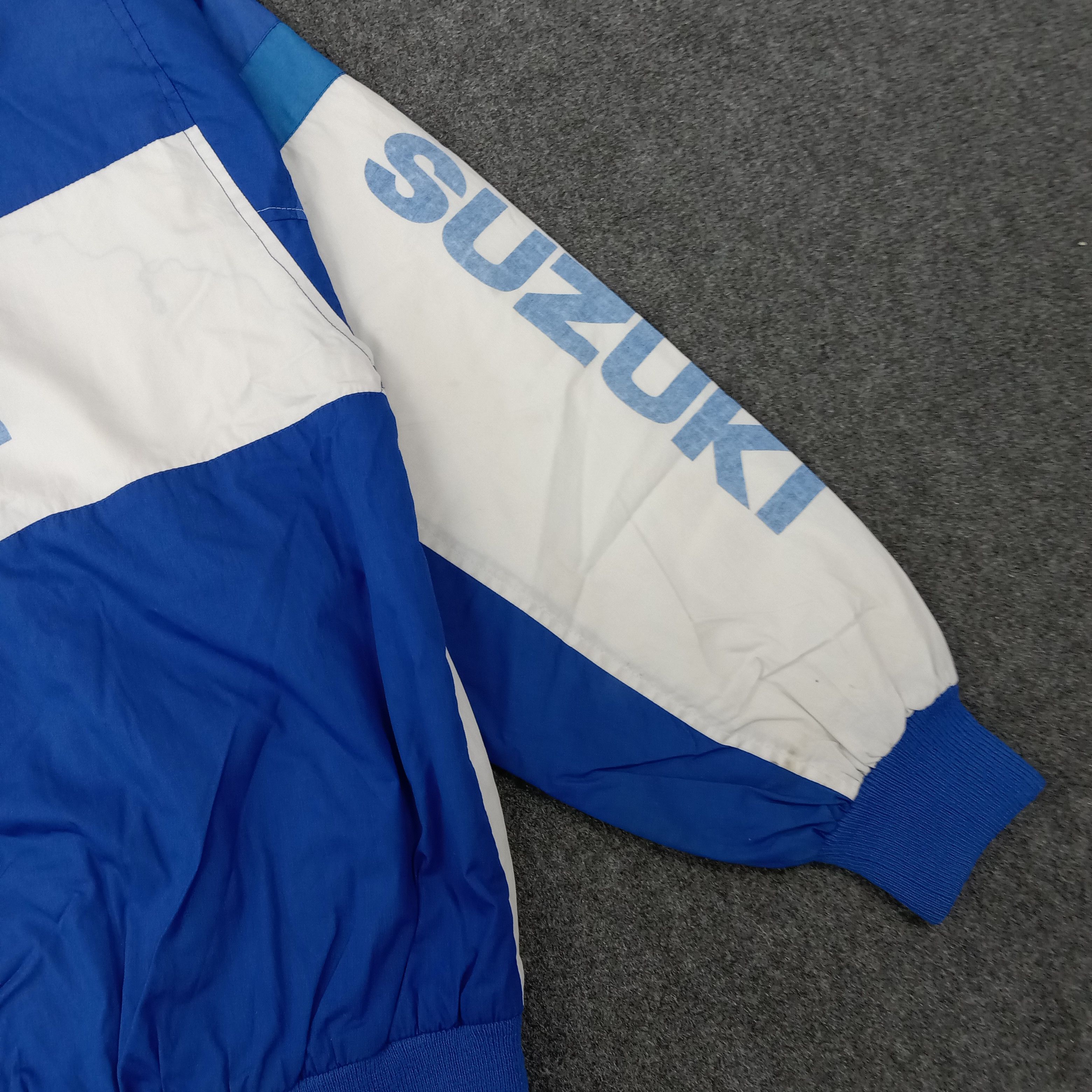 Japanese Brand × Vintage Team Suzuki MotoGP Racing Team Windbreaker Jacket C230N13 Size US XXL / EU 58 / 5 - 3 Thumbnail
